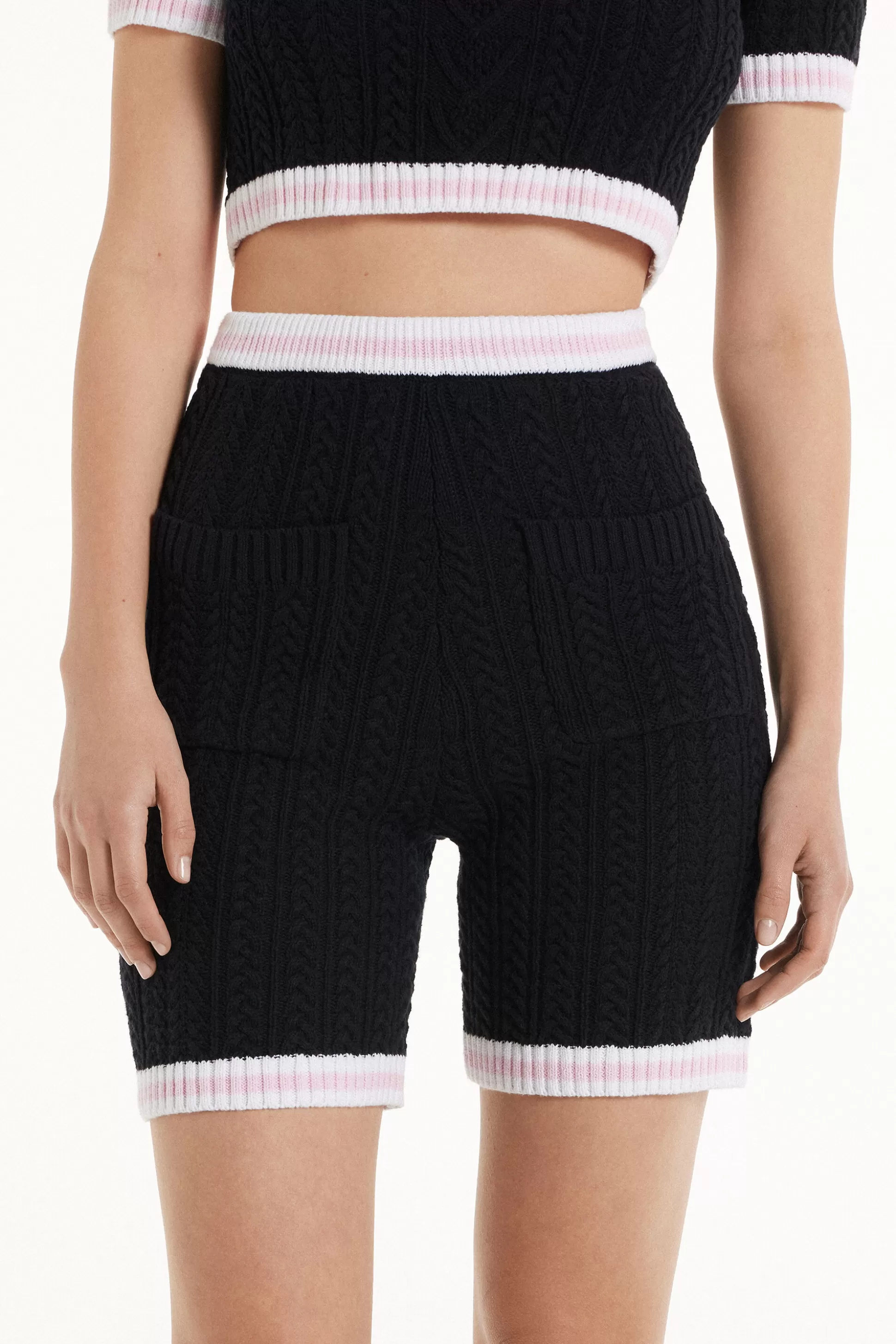 Bermuda Tessuto Calato Treccia Con Tasche - Shorts - Donna | >Tezenis Sale