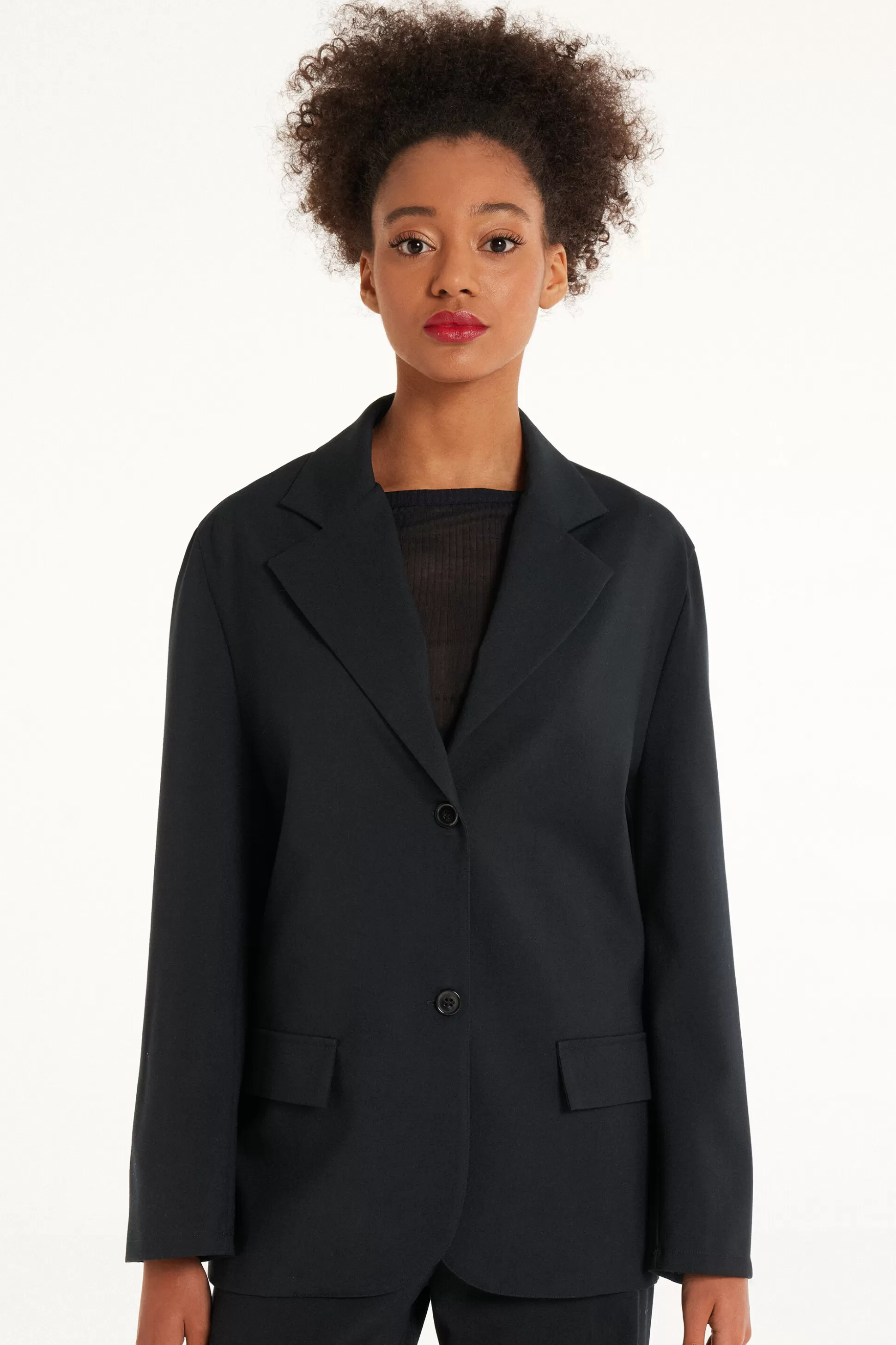 Blazer Manica Lunga In Tela Over - Giacche E Blazer - Donna | >Tezenis Sale