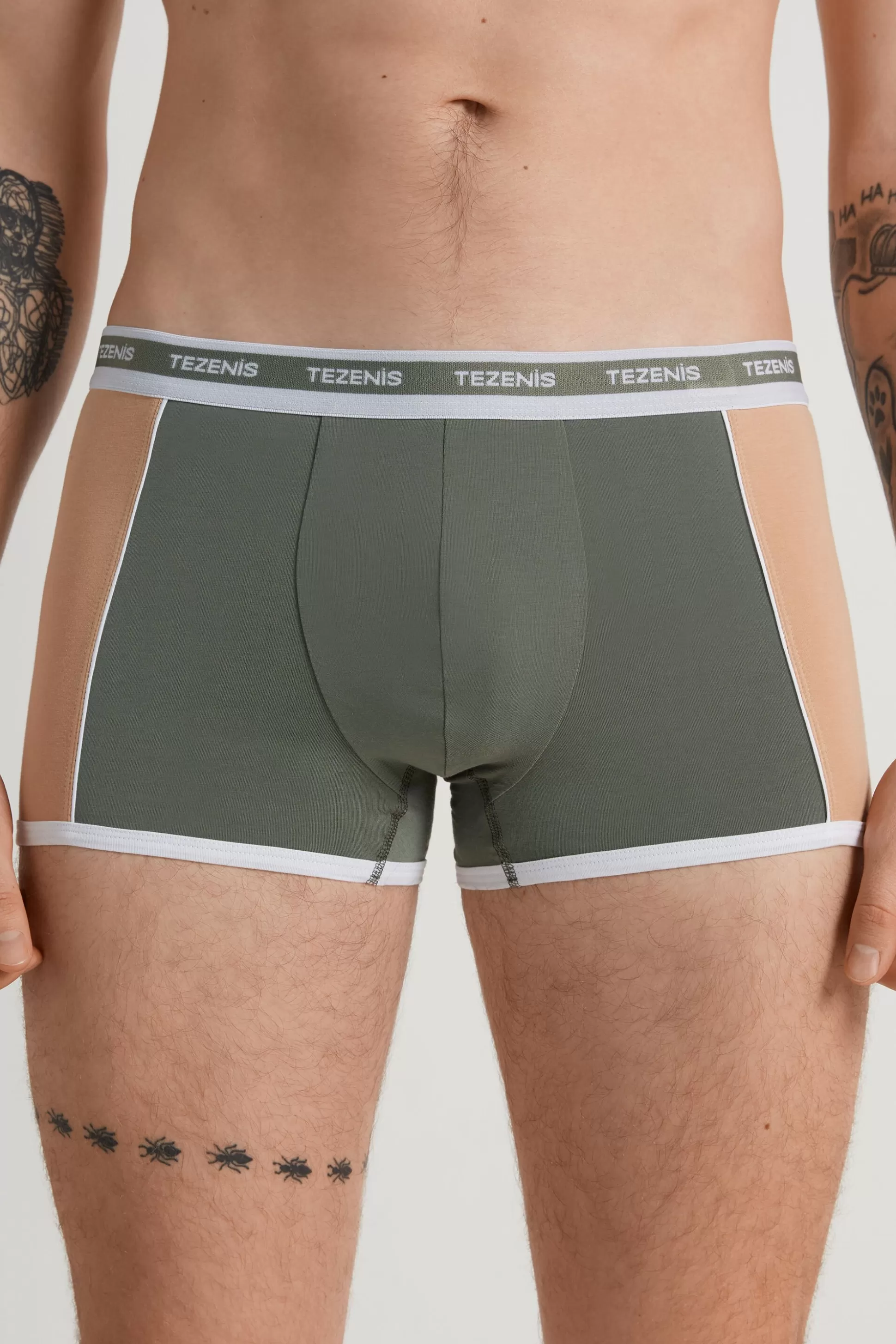 Boxer Cotone Bicolore Con Elastico Logato - Boxer - Uomo | >Tezenis Outlet