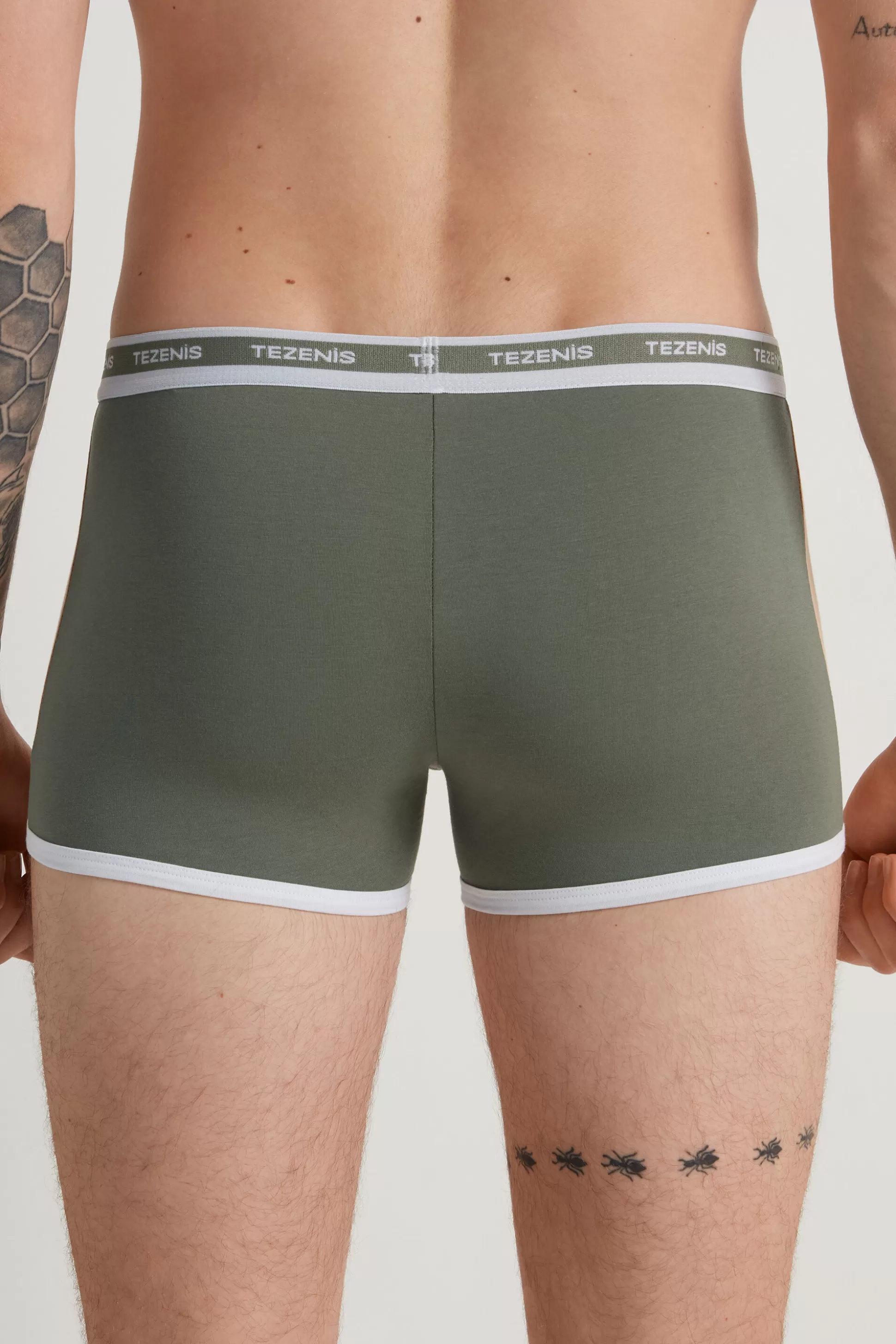 Boxer Cotone Bicolore Con Elastico Logato - Boxer - Uomo | >Tezenis Outlet