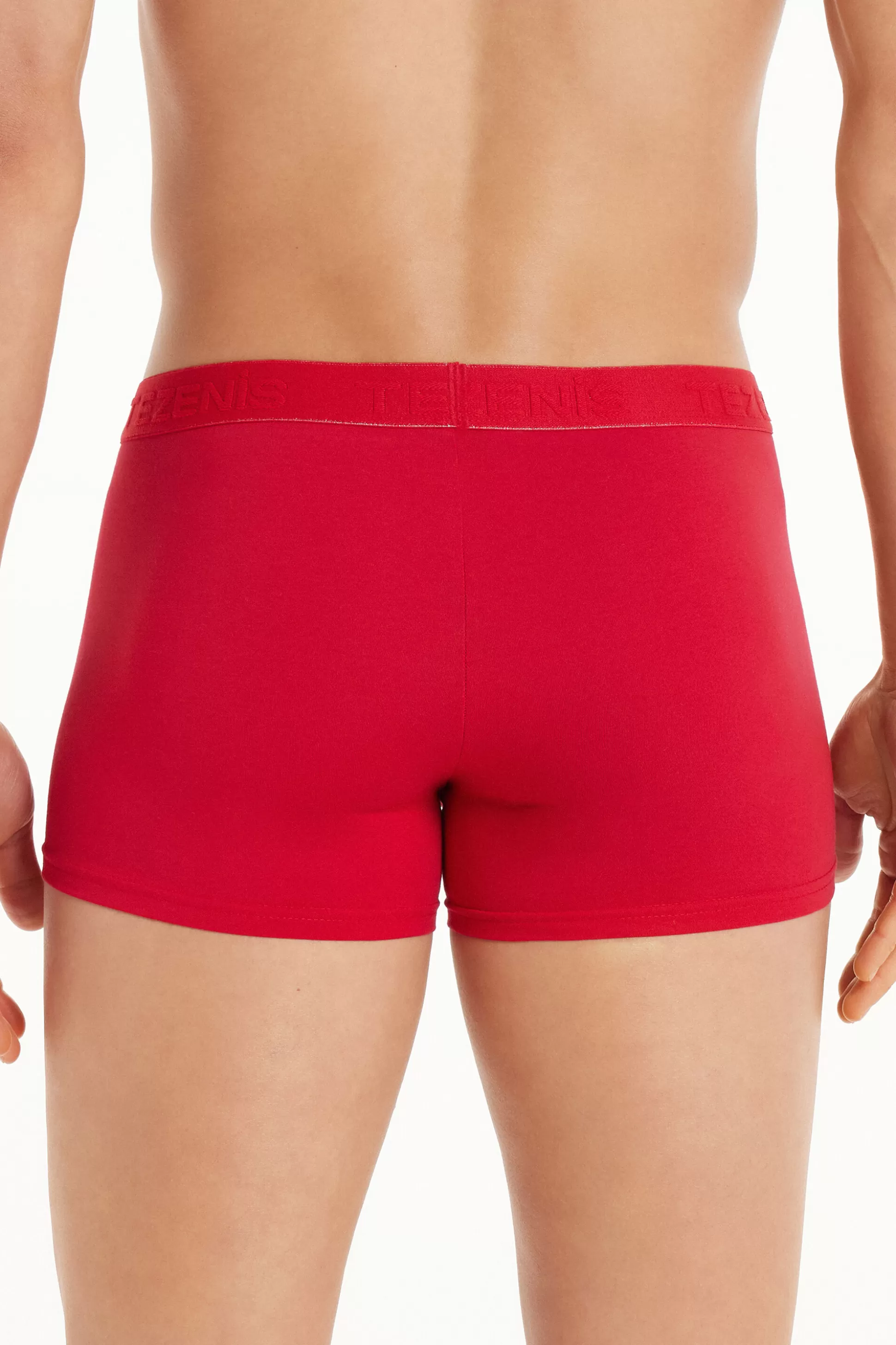 Boxer In Cotone Cuciture A Contrasto Con Logo - Boxer - Uomo | >Tezenis Flash Sale