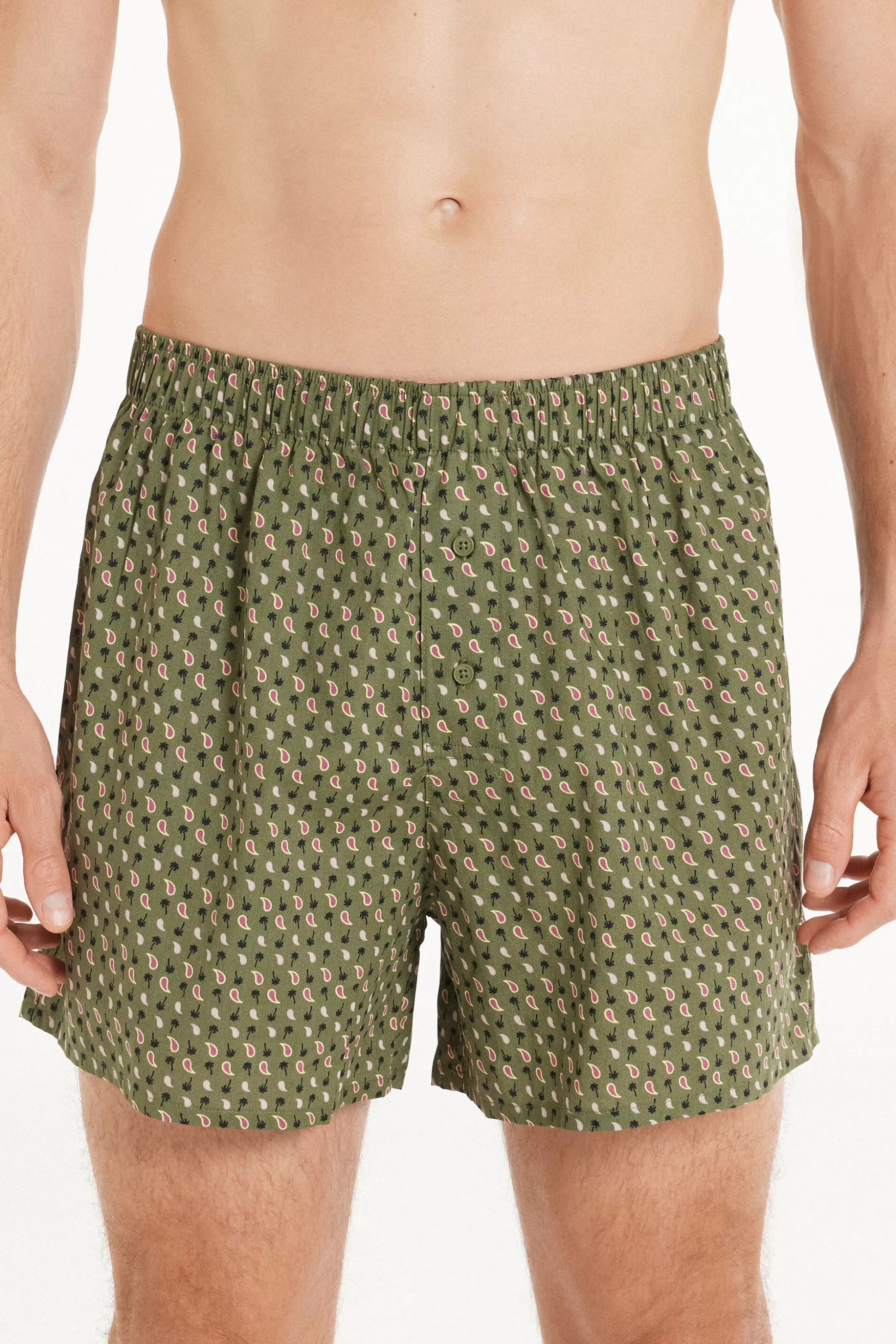 Boxer In Tela Di Cotone Fantasia - Boxer - Uomo | >Tezenis Sale