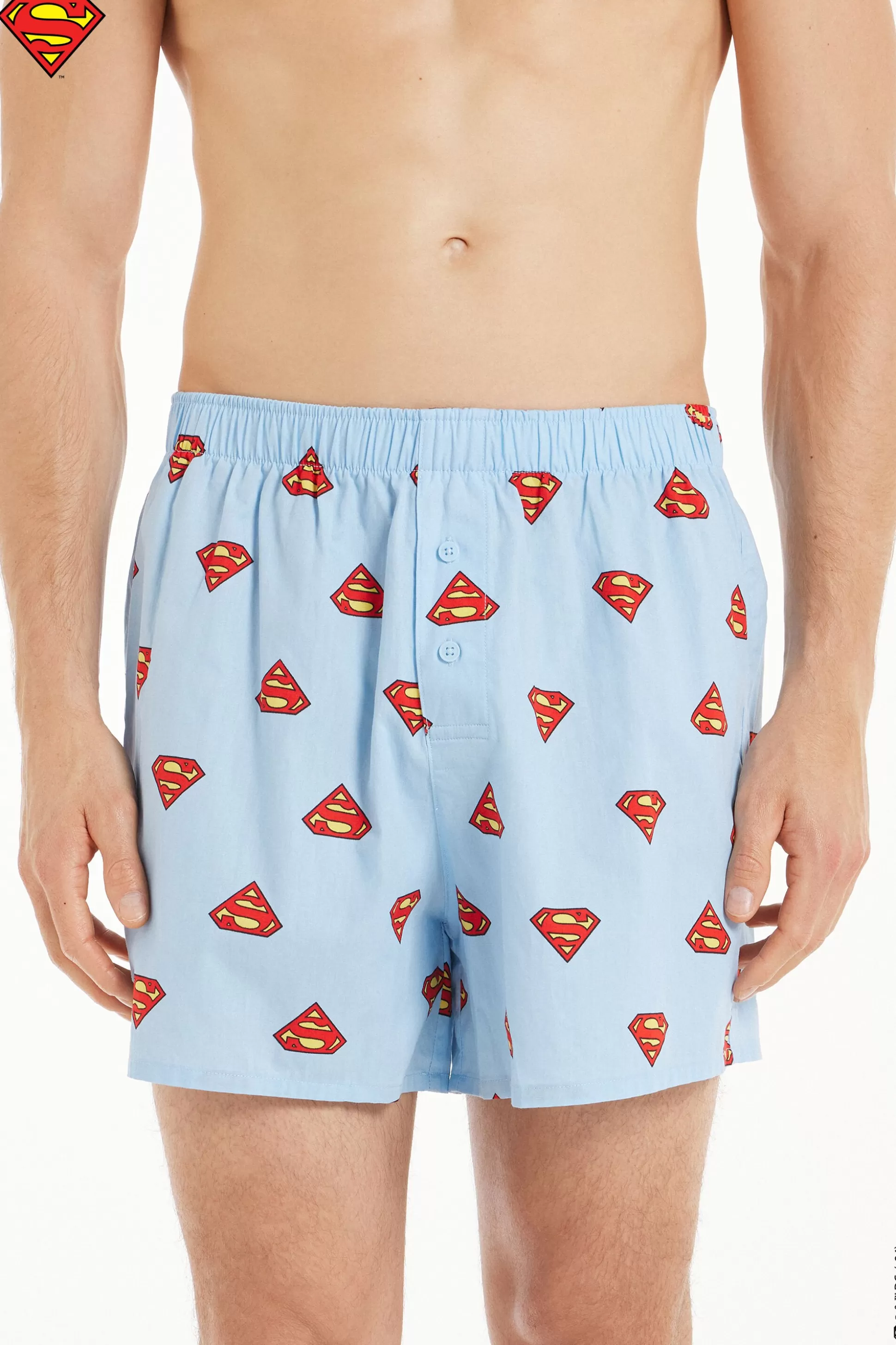 Boxer In Tela Di Cotone Stampa Superman - Boxer - Uomo | >Tezenis Sale