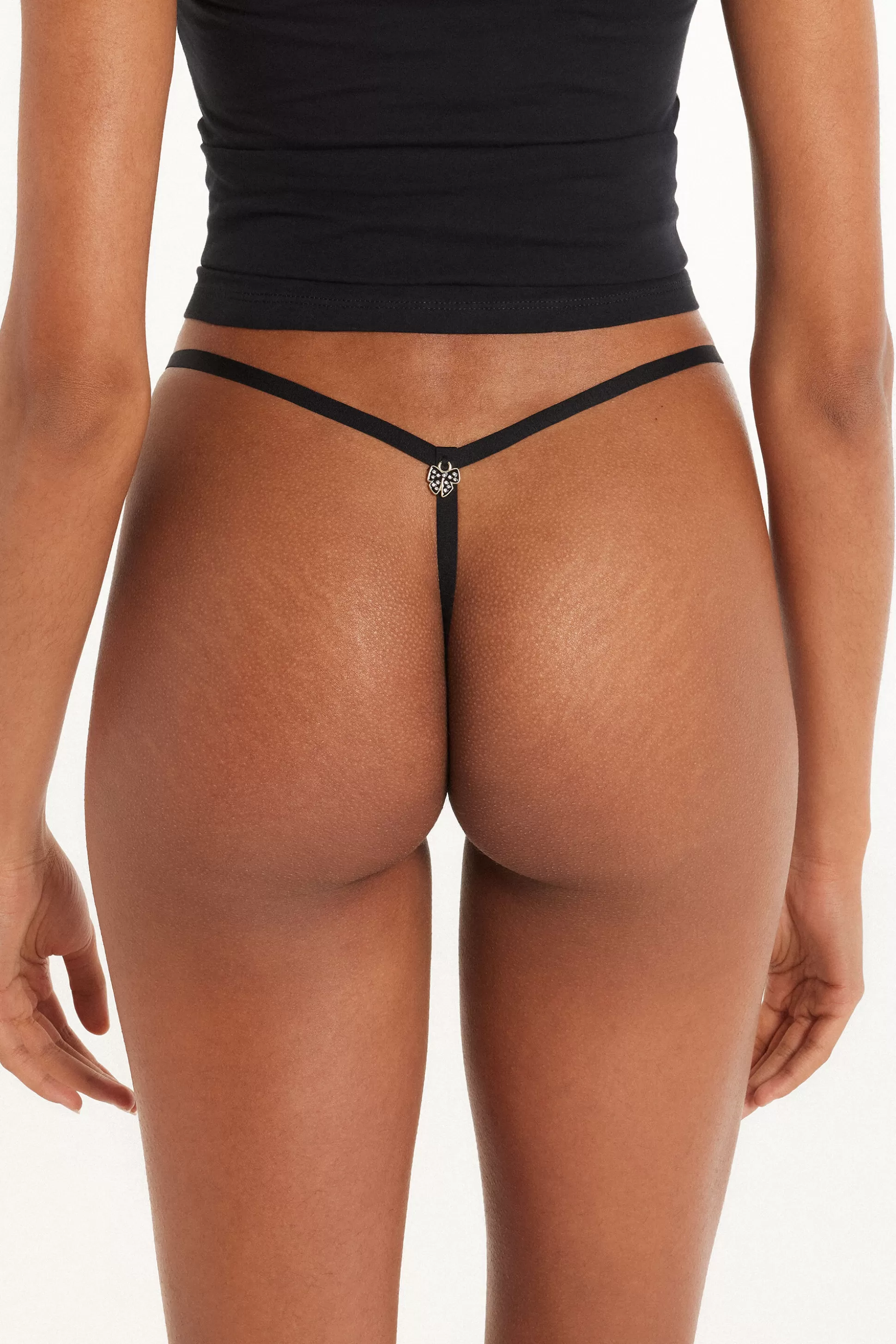 Brasiliano Con Fianchetto Tanga Cotone Pointelle - Perizoma E Tanga - Donna | >Tezenis Cheap