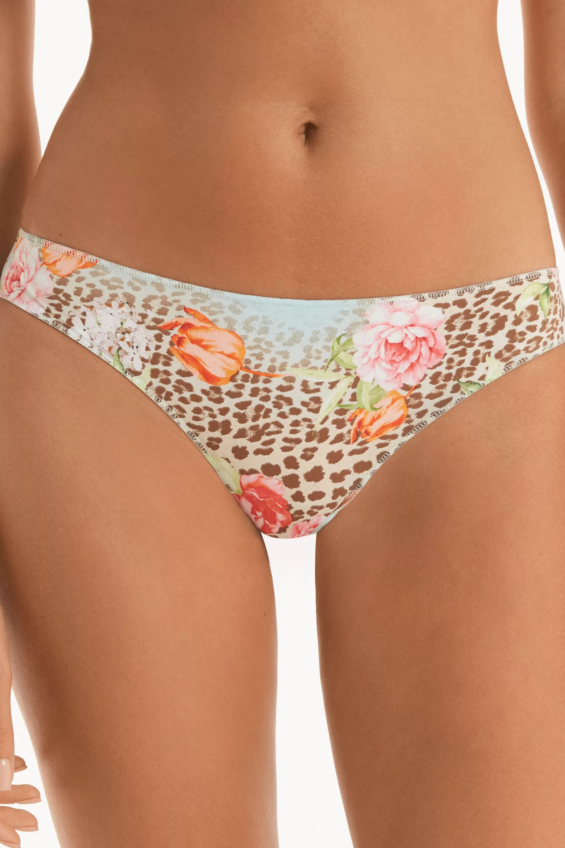 Brasiliano Microfibra Stampata - Brasiliana - Donna | >Tezenis Shop