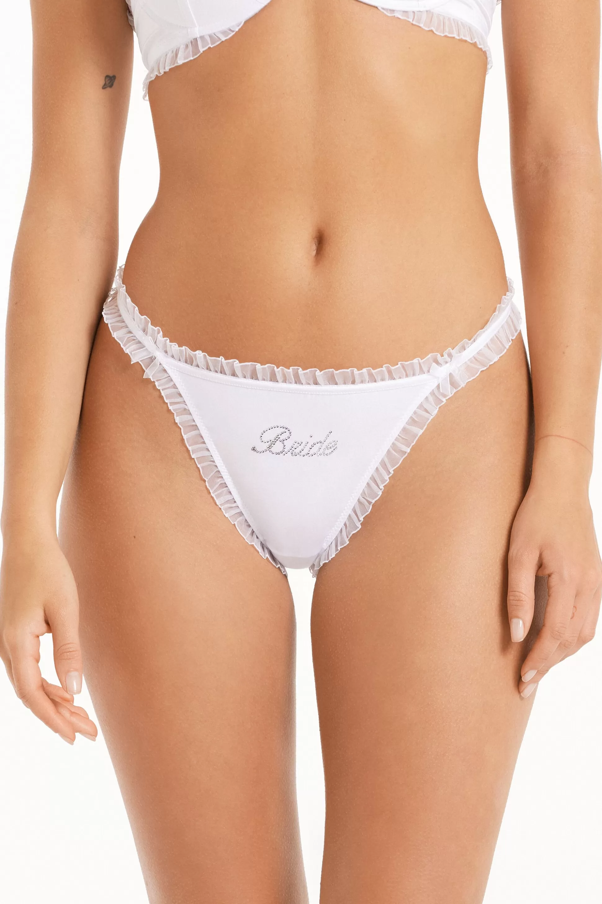 Brasiliano Sgambato Con Fianchetto Tanga Pretty Bride - Brasiliana - Donna | >Tezenis Hot