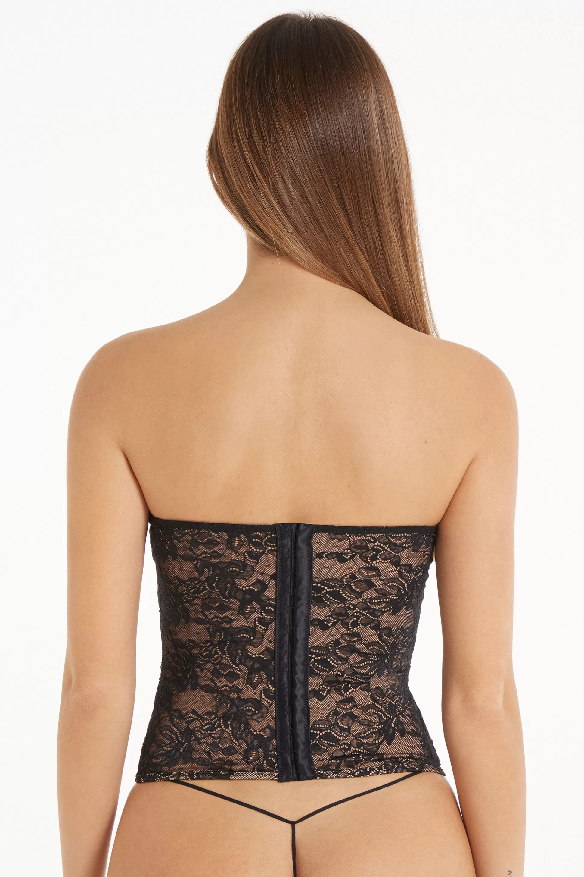 Bustino Con Cut-Out A Cuore Lovely Dark Lace - Canotte E Top - Donna | >Tezenis Sale