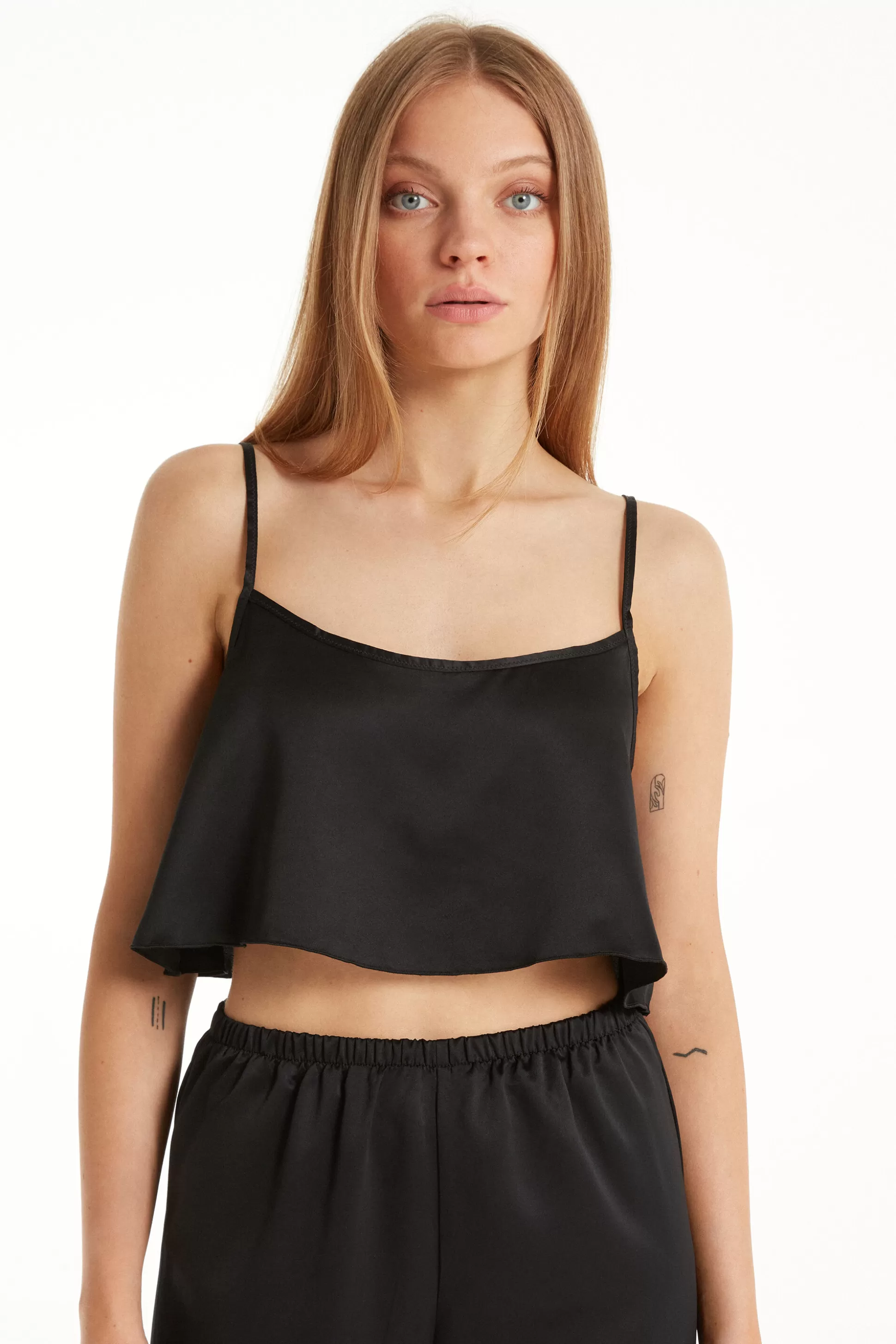 Canotta Corta Raso Colorful Tulle - Canotte E Top - Donna | >Tezenis Flash Sale