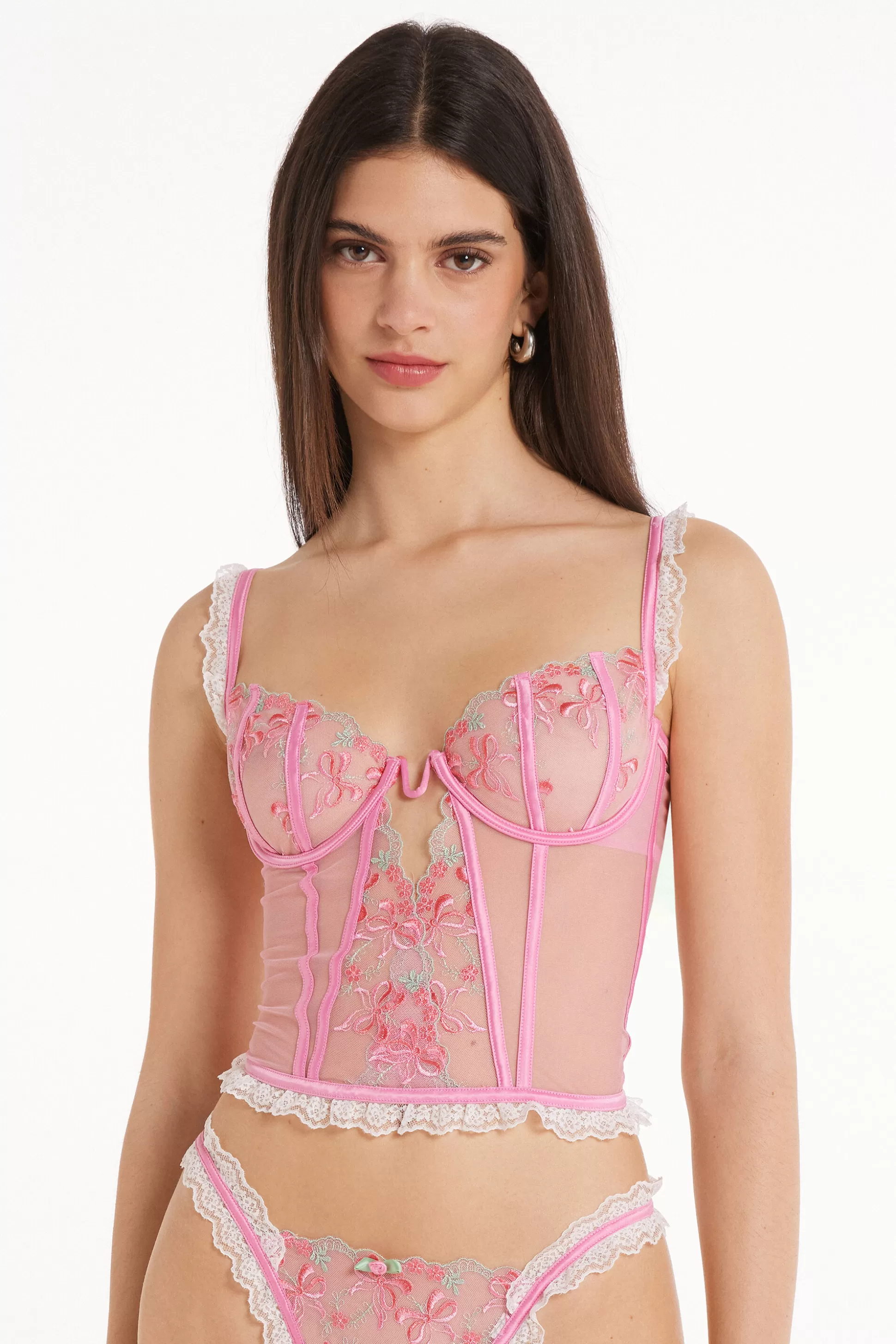 Corpetto Bra Top Balconcino Candy Lace - Bralette E Brassiere - Donna | >Tezenis Clearance