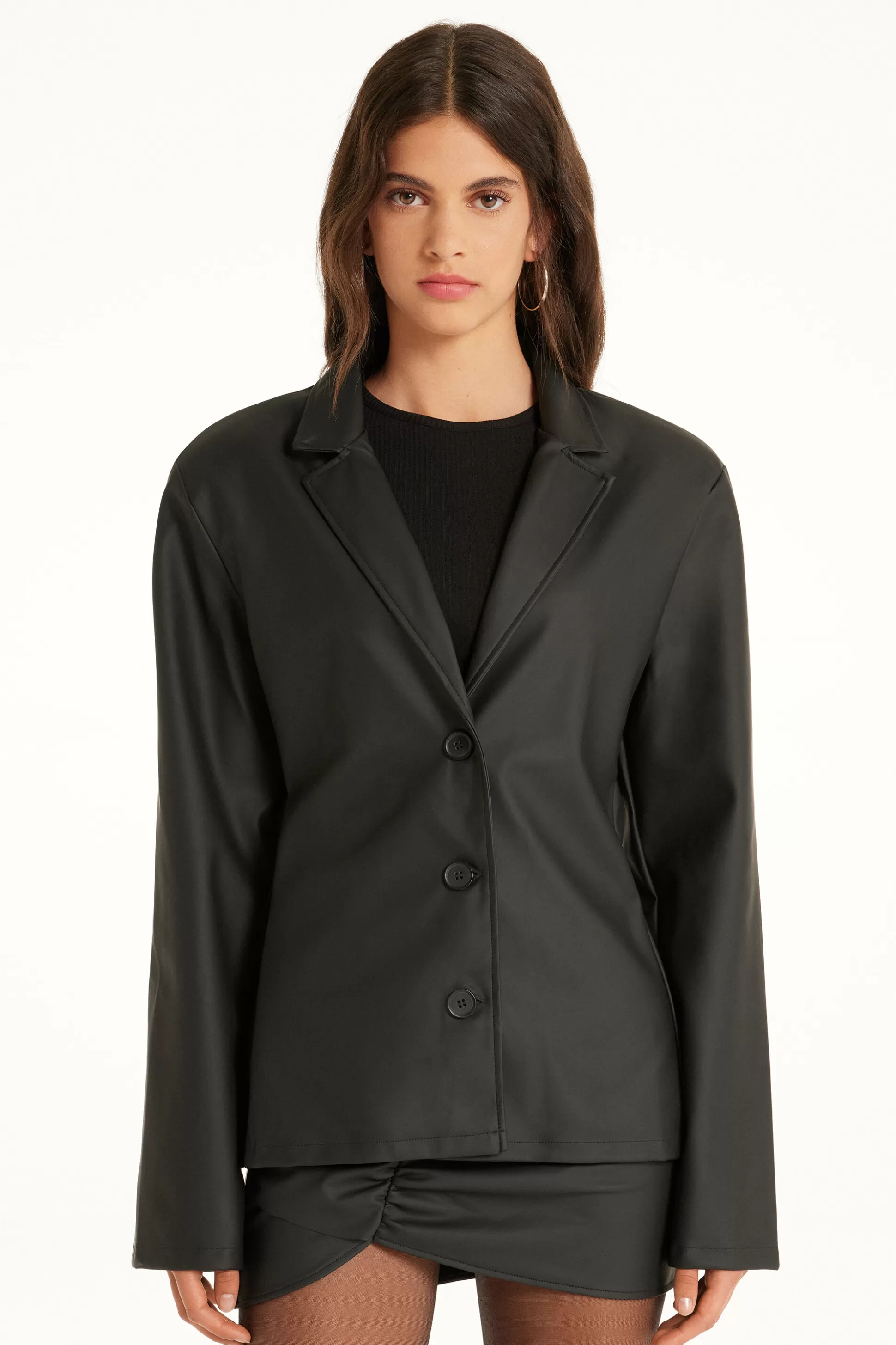 Giacca/Blazer Effetto Spalmato Opaco - Giacche E Blazer - Donna | >Tezenis Discount