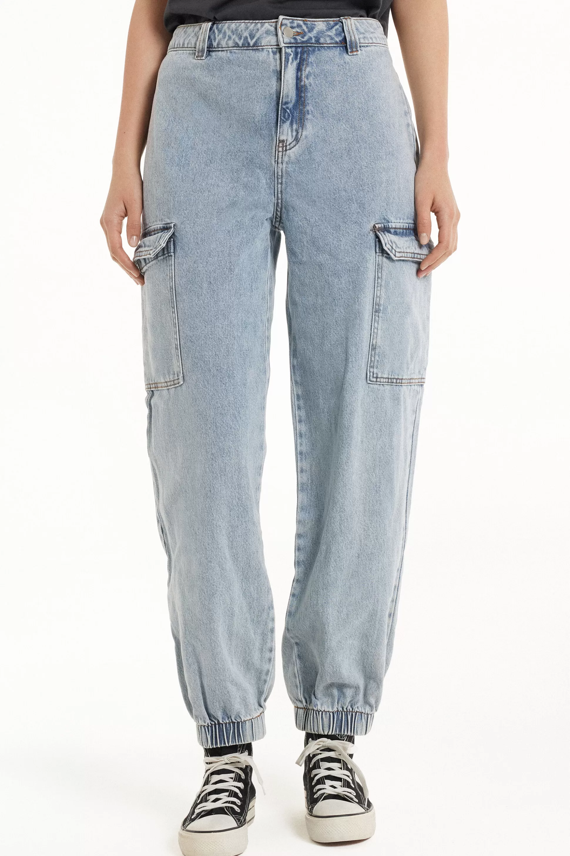 Jeans Lunghi Cargo - Pantaloni - Donna | >Tezenis Shop