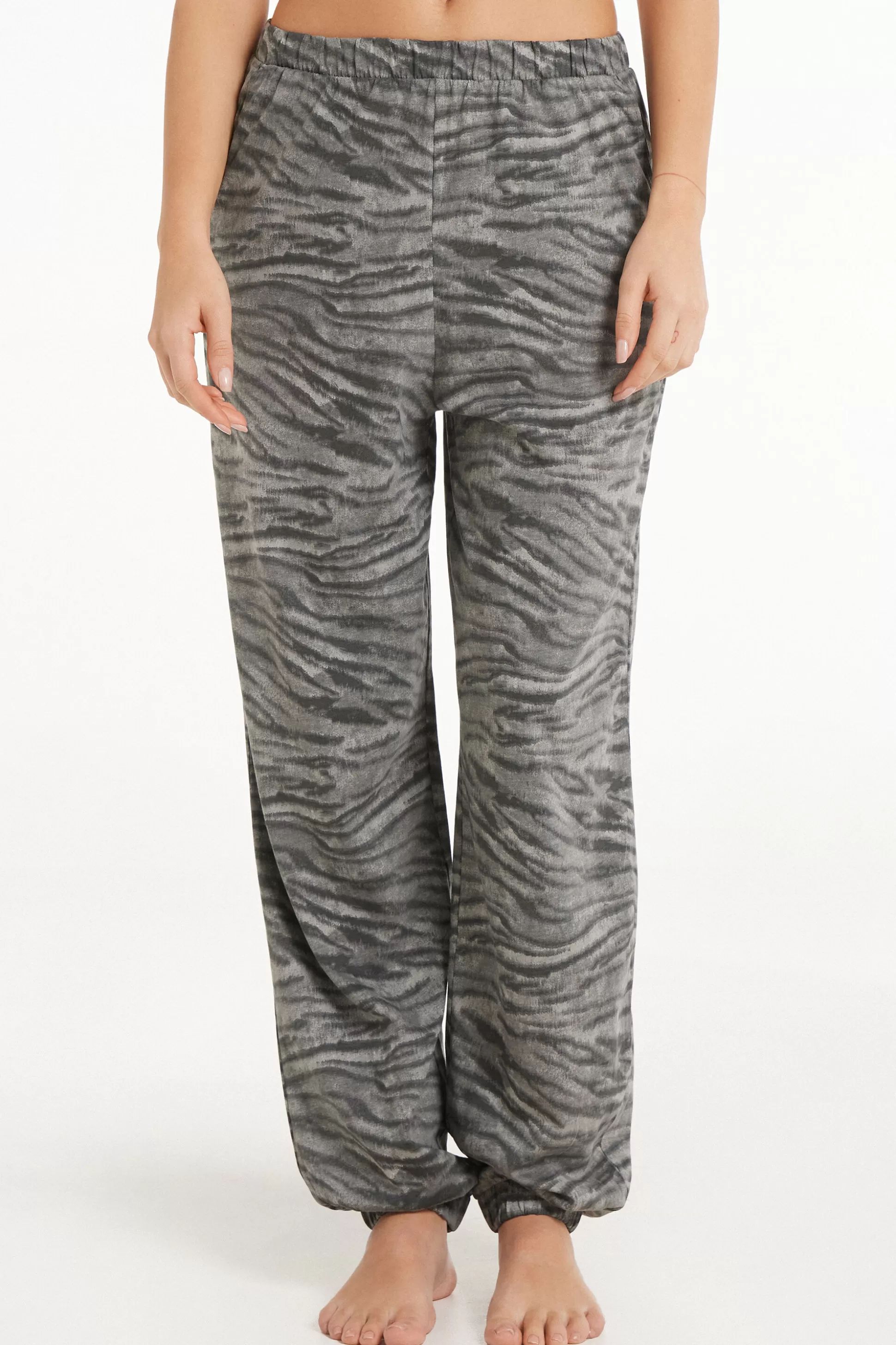 Jogger In Cotone Stampato - Pigiami Combinabili - Donna | >Tezenis Flash Sale