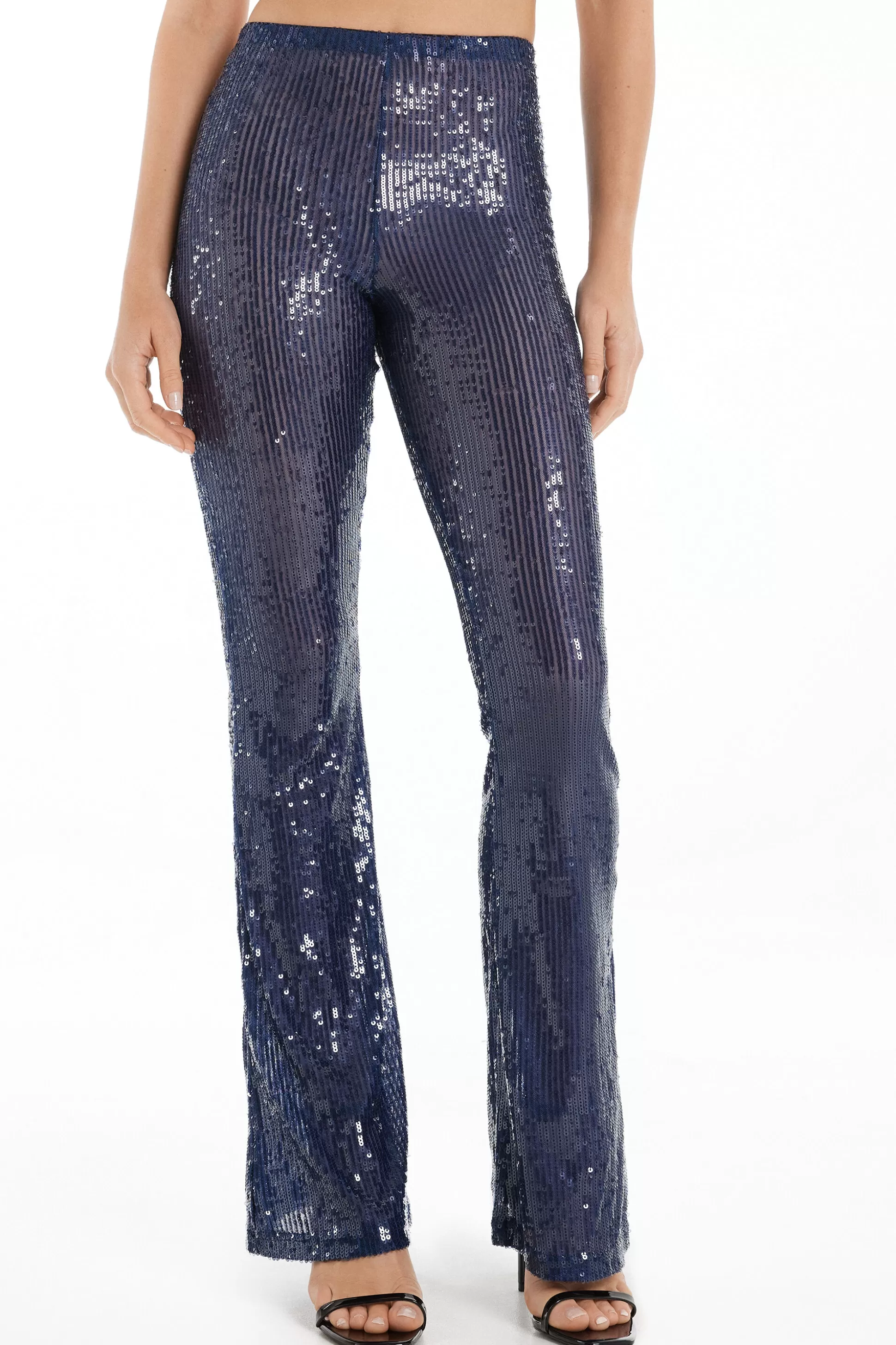 Leggings Flare Con Paillettes - Leggings - Donna | >Tezenis Store