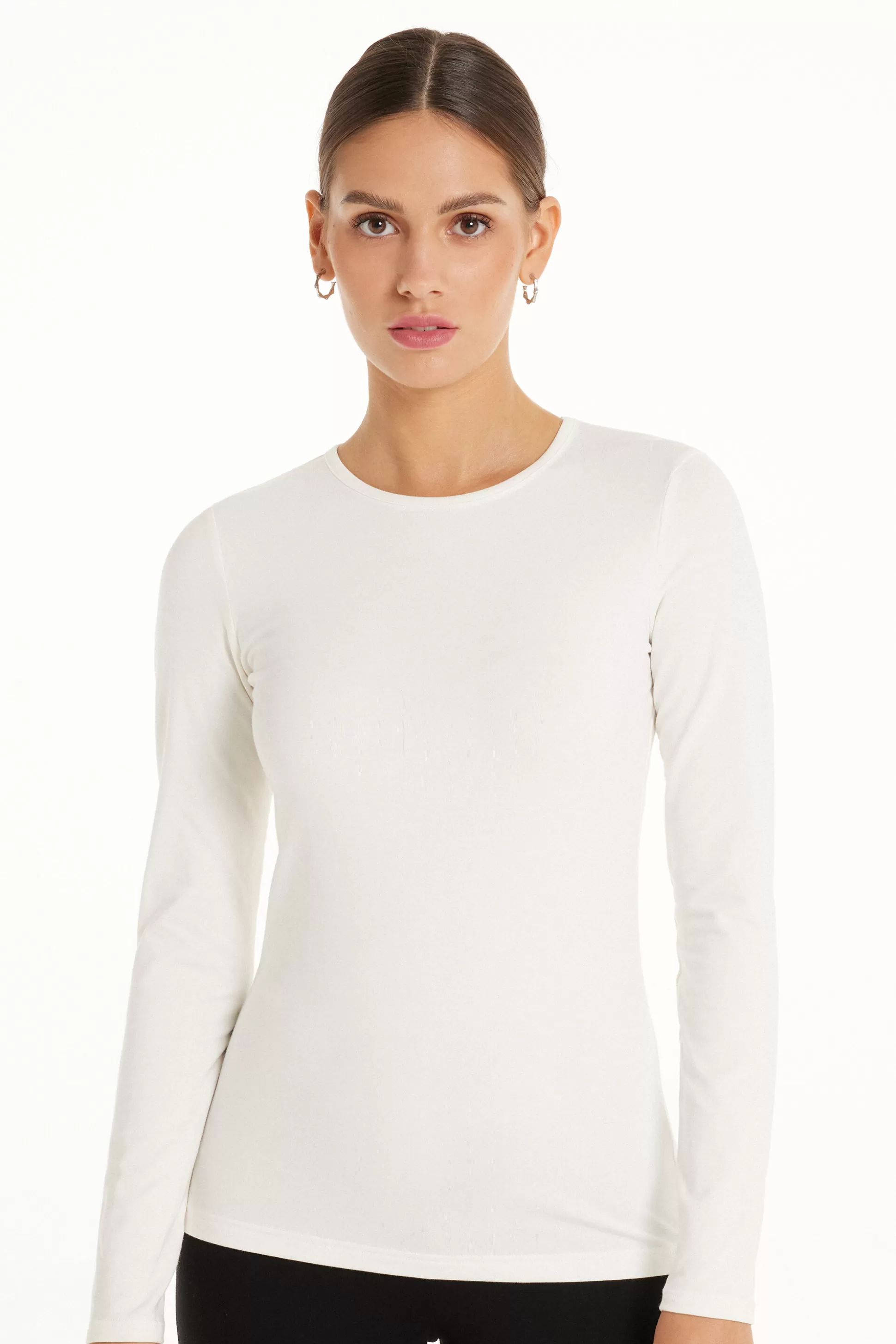 Maglia Girocollo Cotone E Modal Termico - Maglie Maniche Lunghe - Donna | >Tezenis Hot