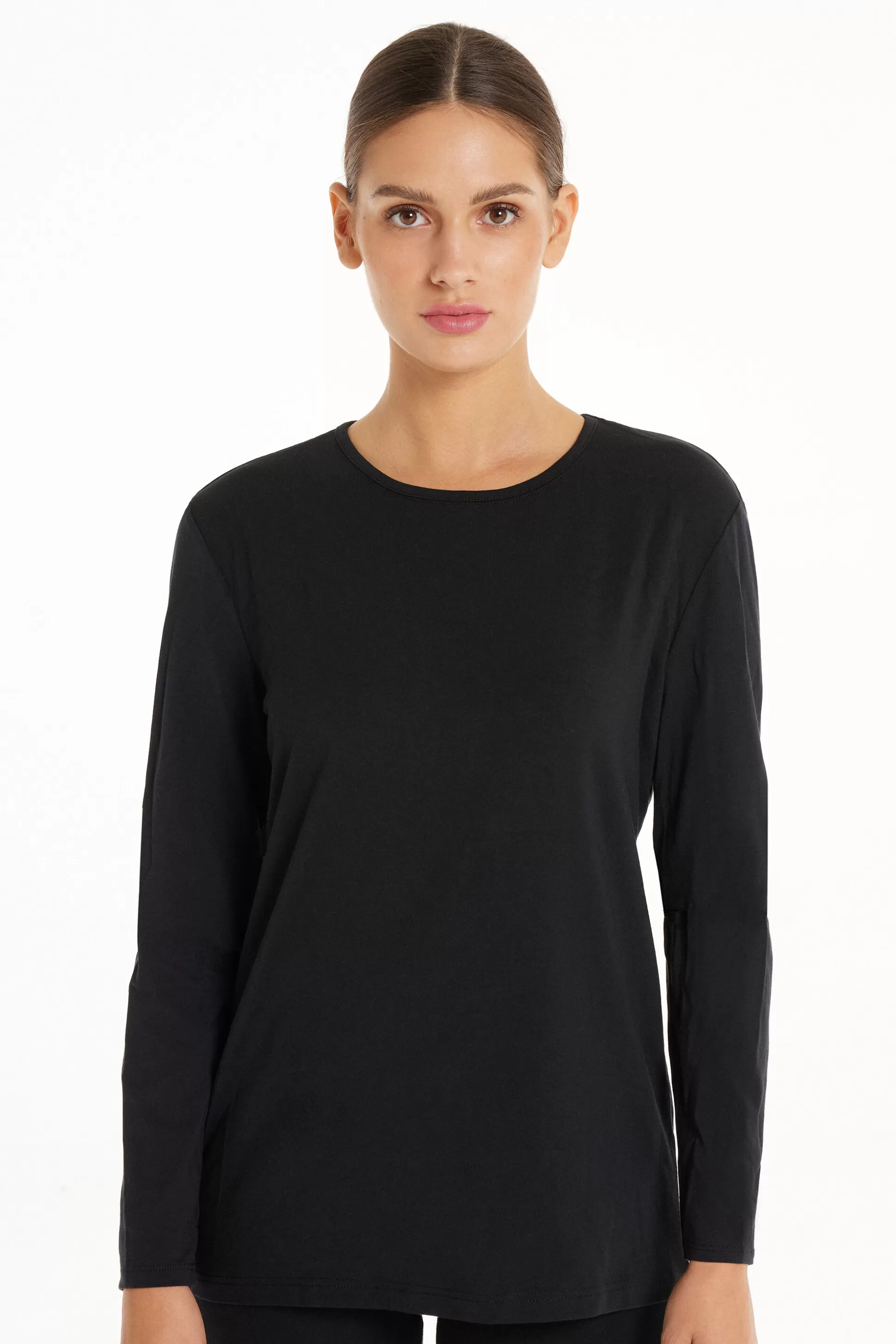 Maglia Girocollo Cotone E Modal Termico - Maglie Maniche Lunghe - Donna | >Tezenis Flash Sale