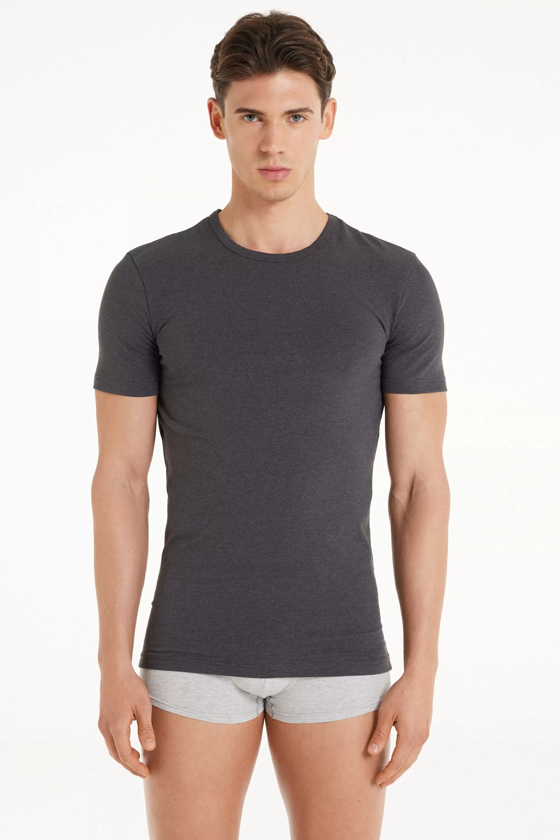 Maglia In Cotone Termico - T-shirt E Magliette - Uomo | >Tezenis Flash Sale