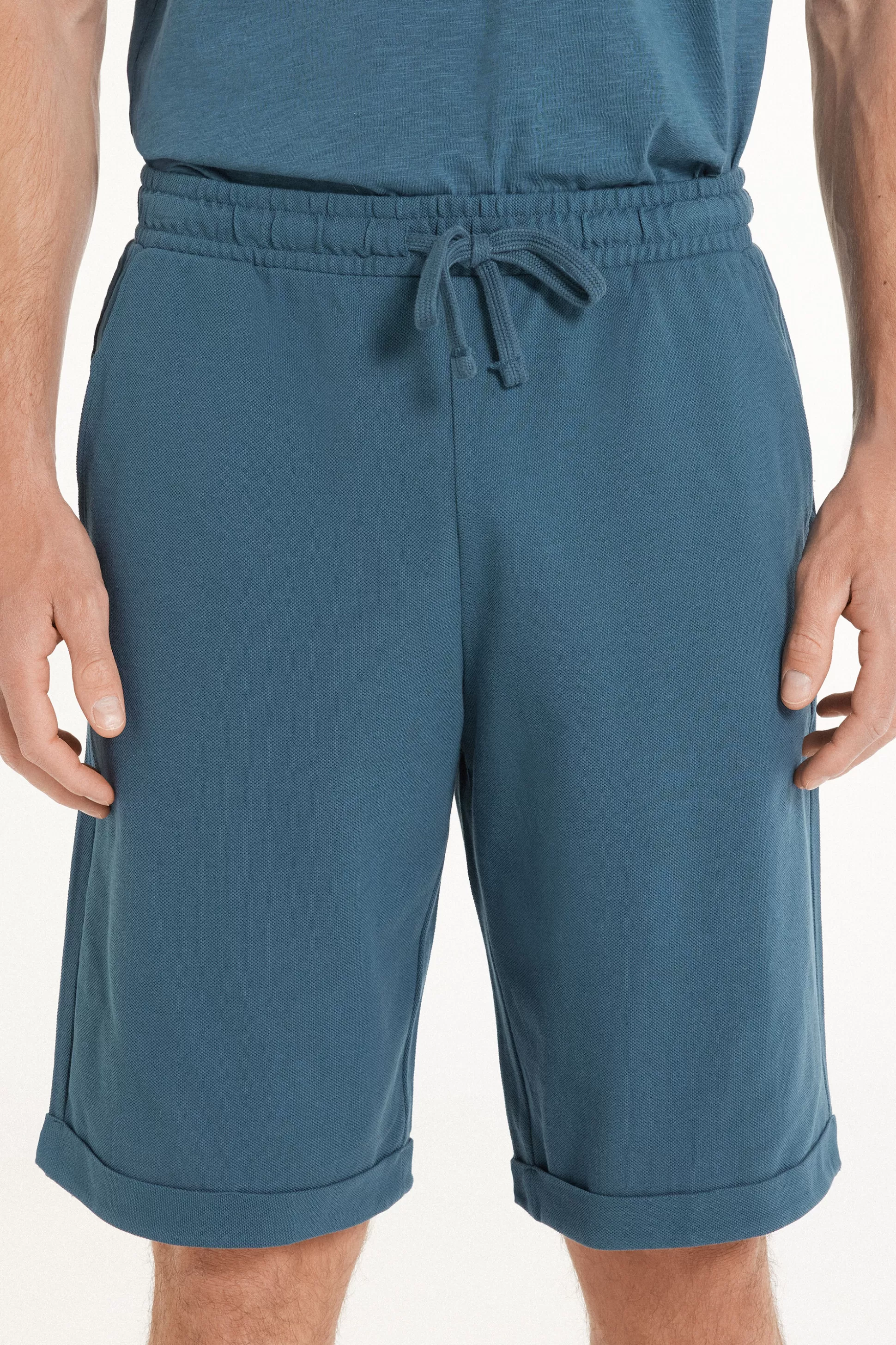 Pantaloncini Corti Lavorazione A Piquet - Pantaloncini - Uomo | >Tezenis Sale