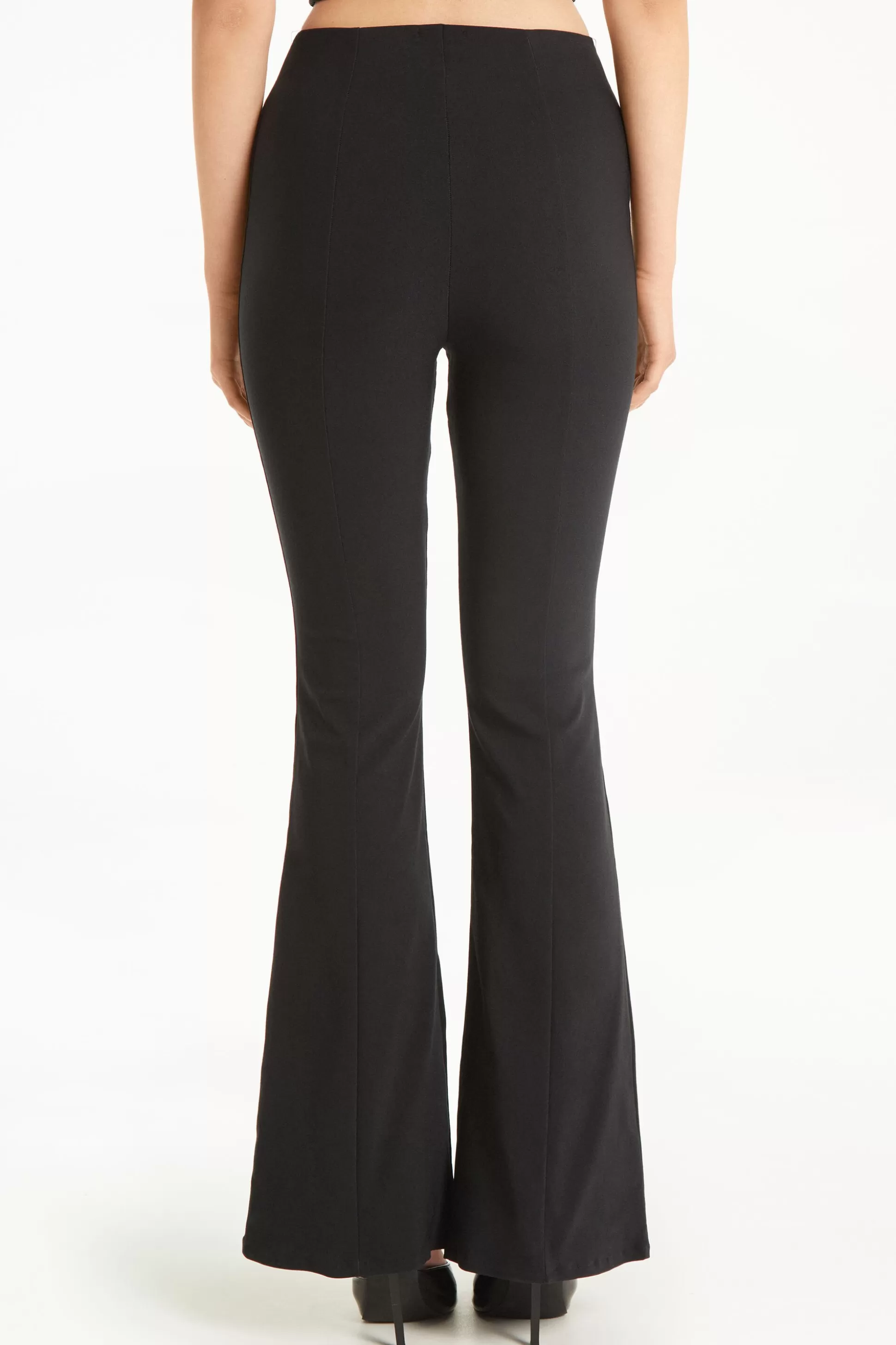 Pantalone Flare In Tela Elasticizzata - Pantaloni - Donna | >Tezenis Sale