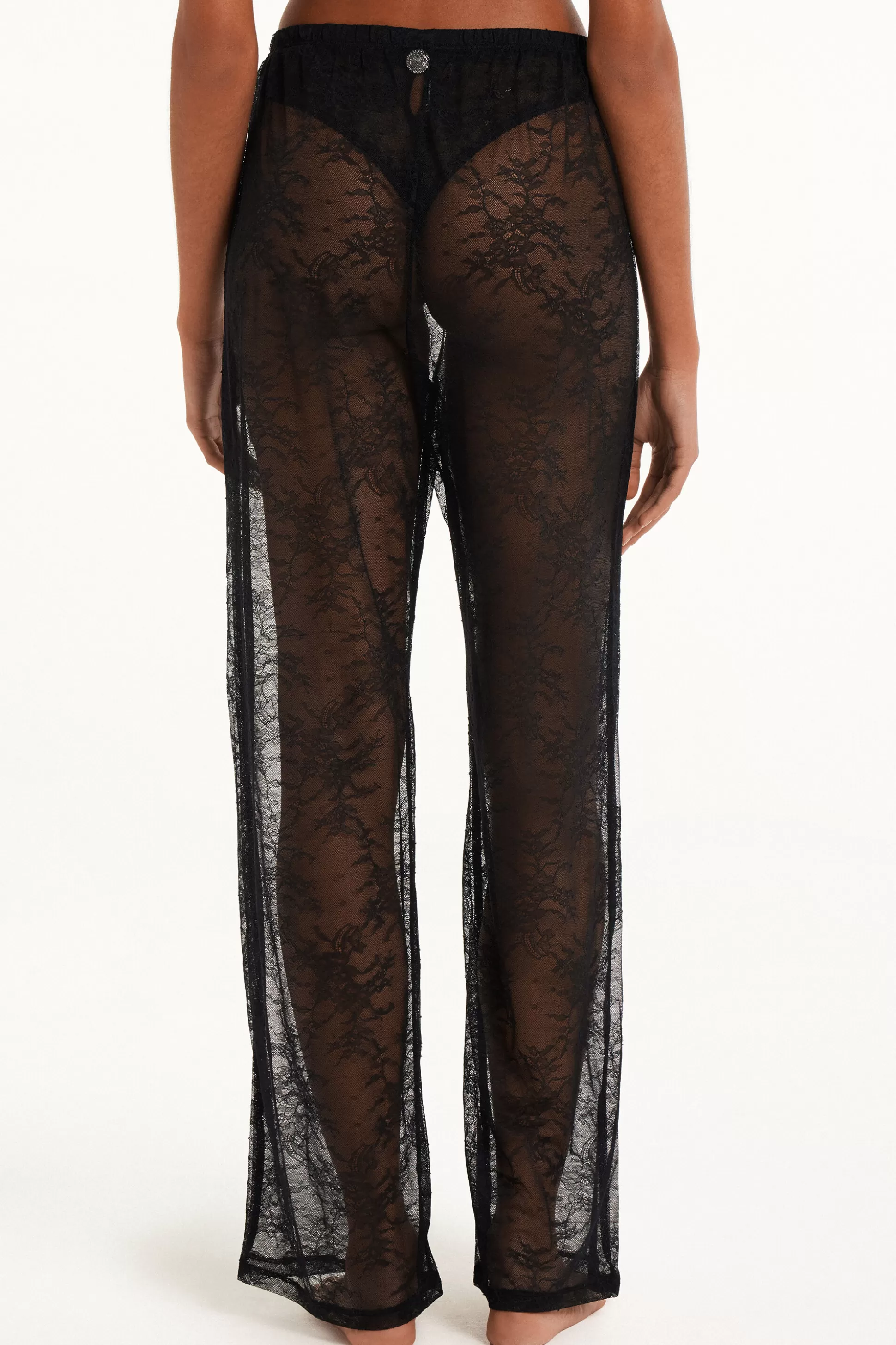 Pantalone Lungo In Pizzo Last Night Lace - Pigiami Combinabili - Donna | >Tezenis Hot