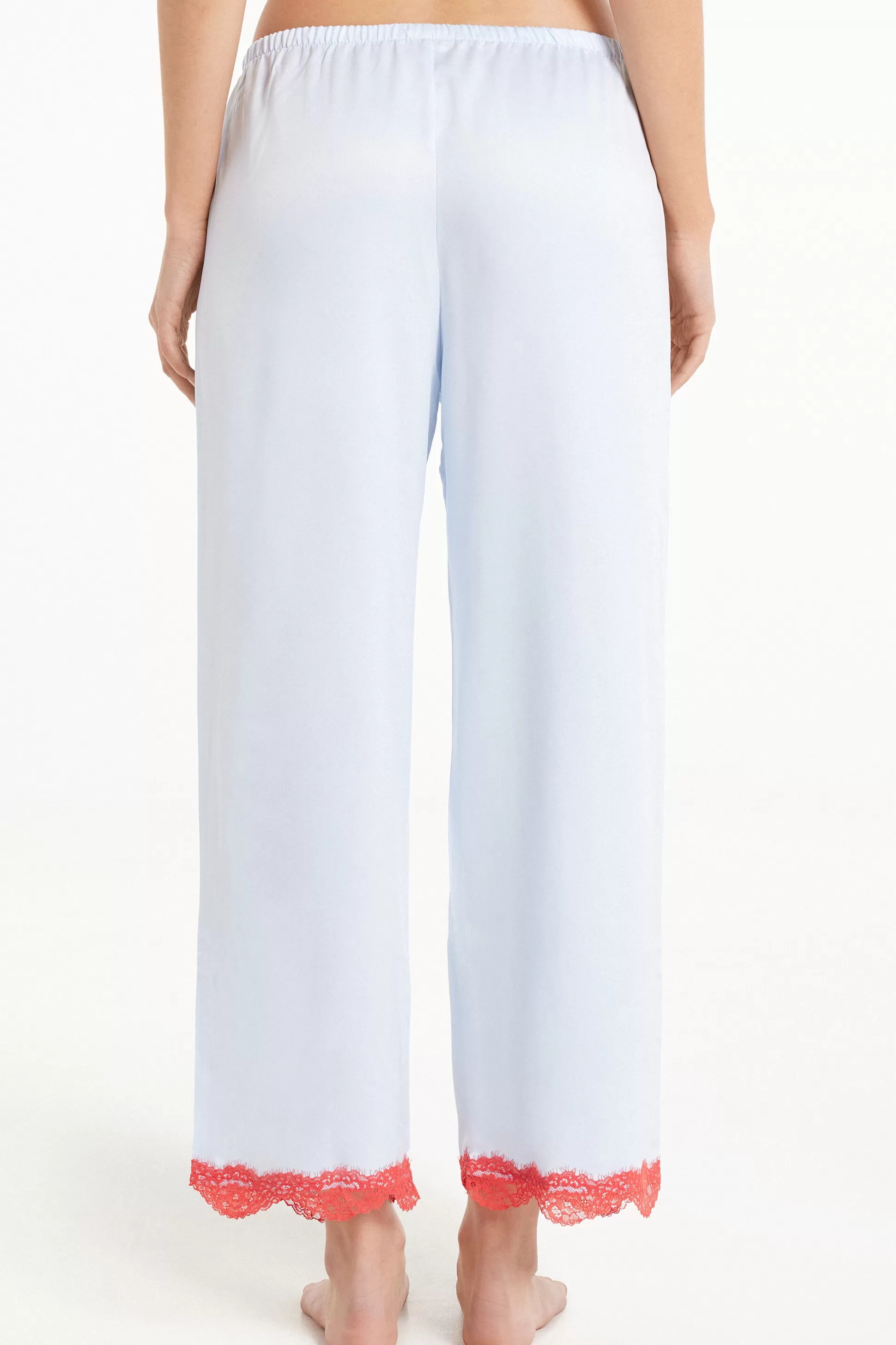 Pantalone Lungo In Raso Pastel Baby Satin - Pigiami Combinabili - Donna | >Tezenis Fashion