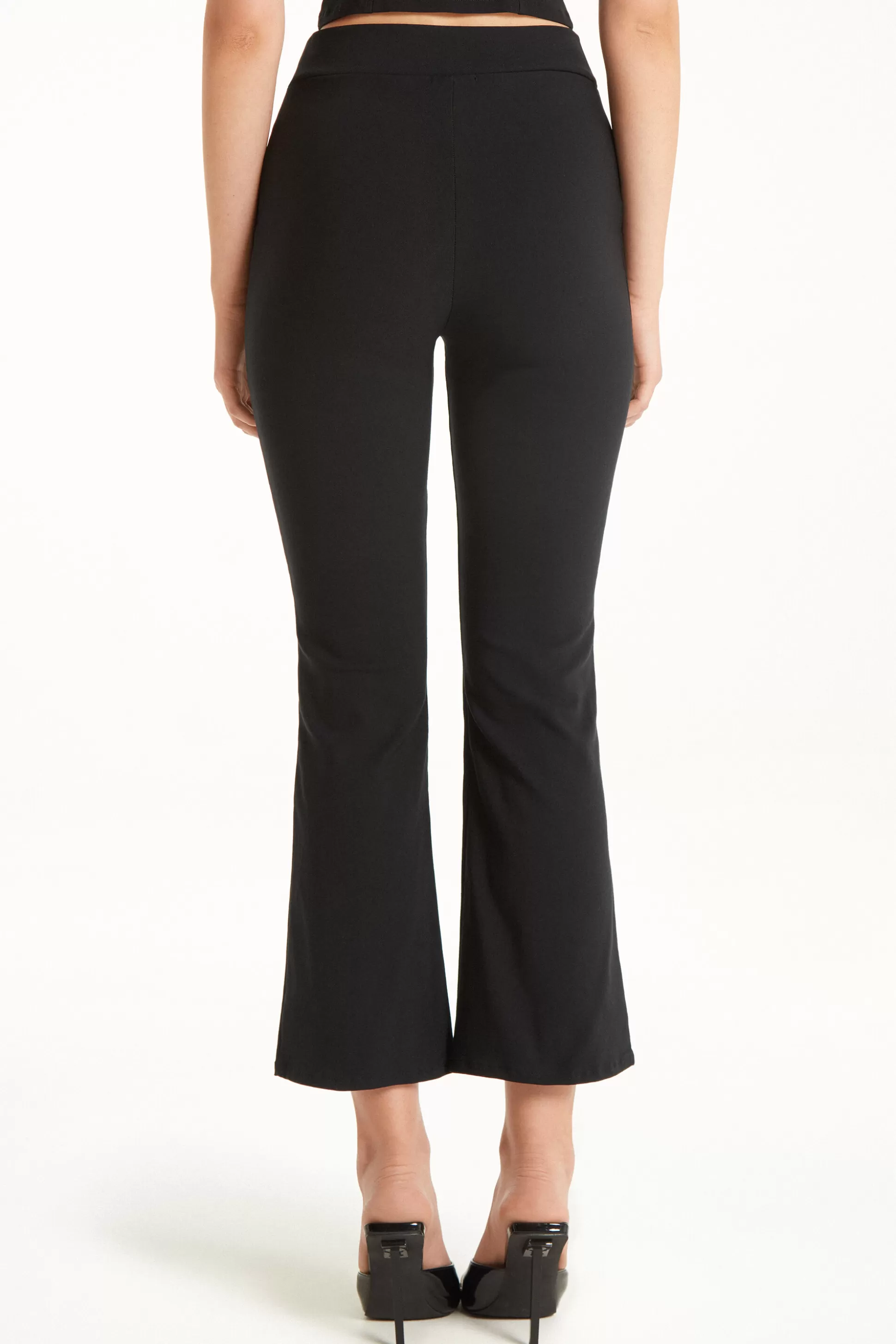 Pantalone Trombetta In Tela Elasticizzata - Pantaloni - Donna | >Tezenis Cheap