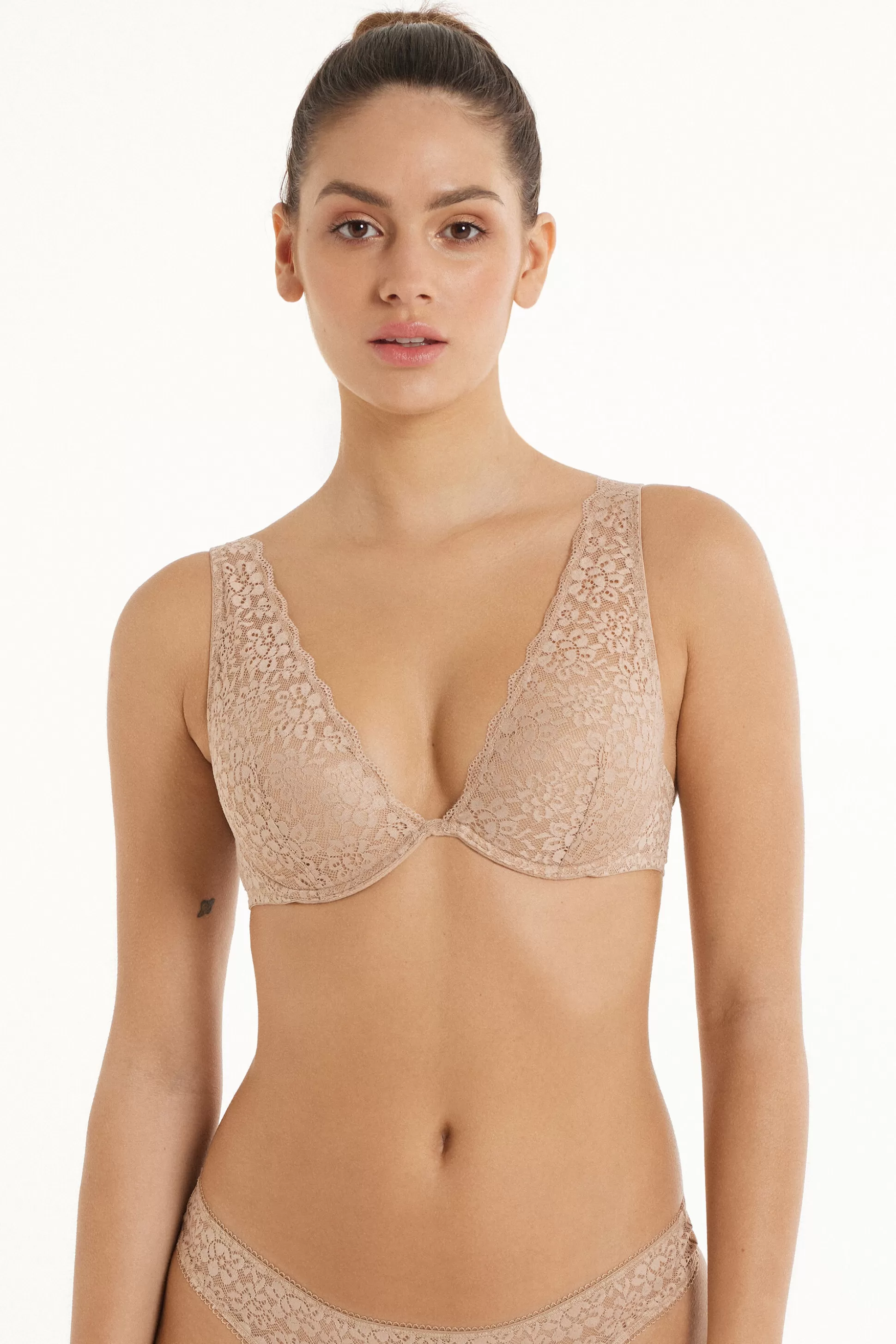 Reggiseno Balconcino A Bralette Miami In Pizzo Riciclato - Bralette E Brassiere - Donna | >Tezenis Outlet