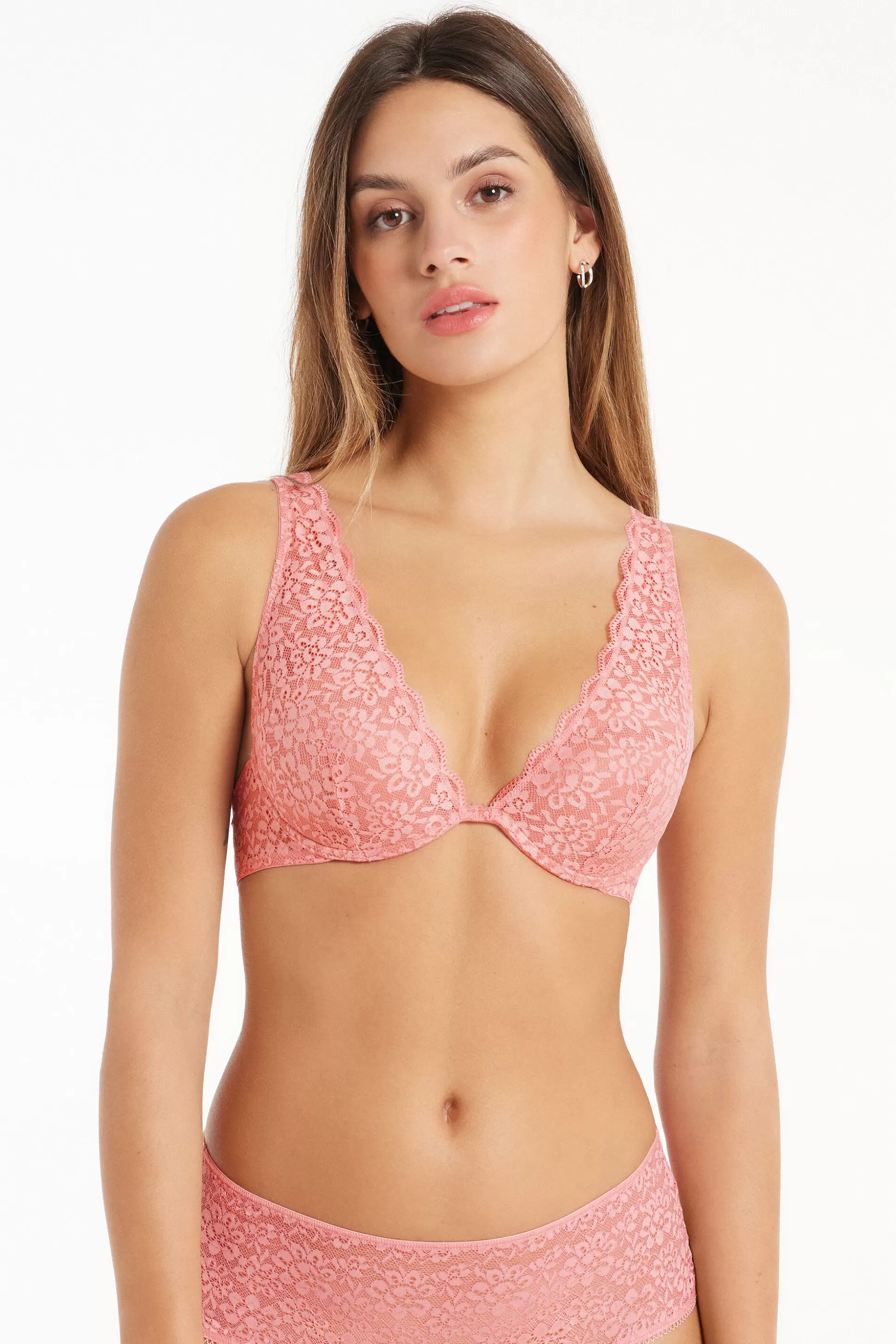 Reggiseno Balconcino A Bralette Miami In Pizzo Riciclato - Bralette E Brassiere - Donna | >Tezenis Shop