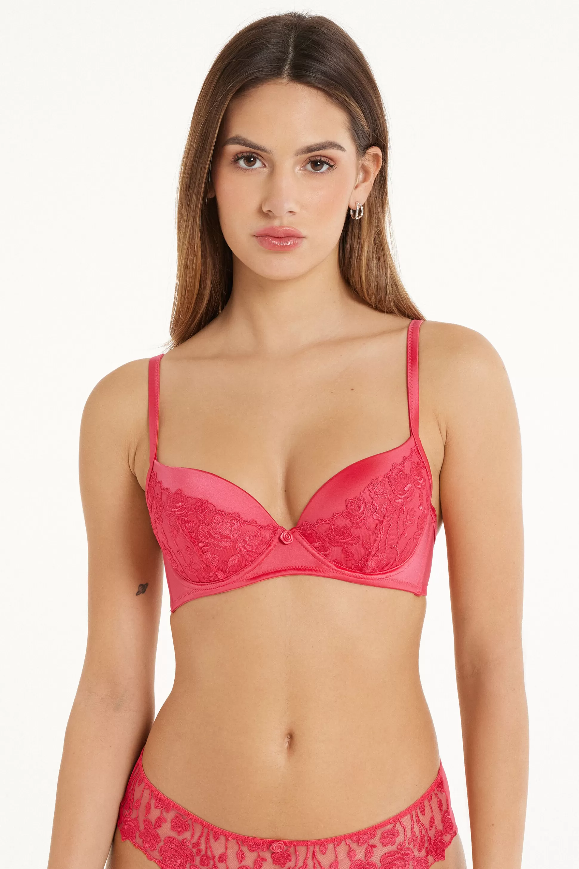 Reggiseno Balconcino Berlin Passion Lace - Push Up - Donna | >Tezenis Clearance