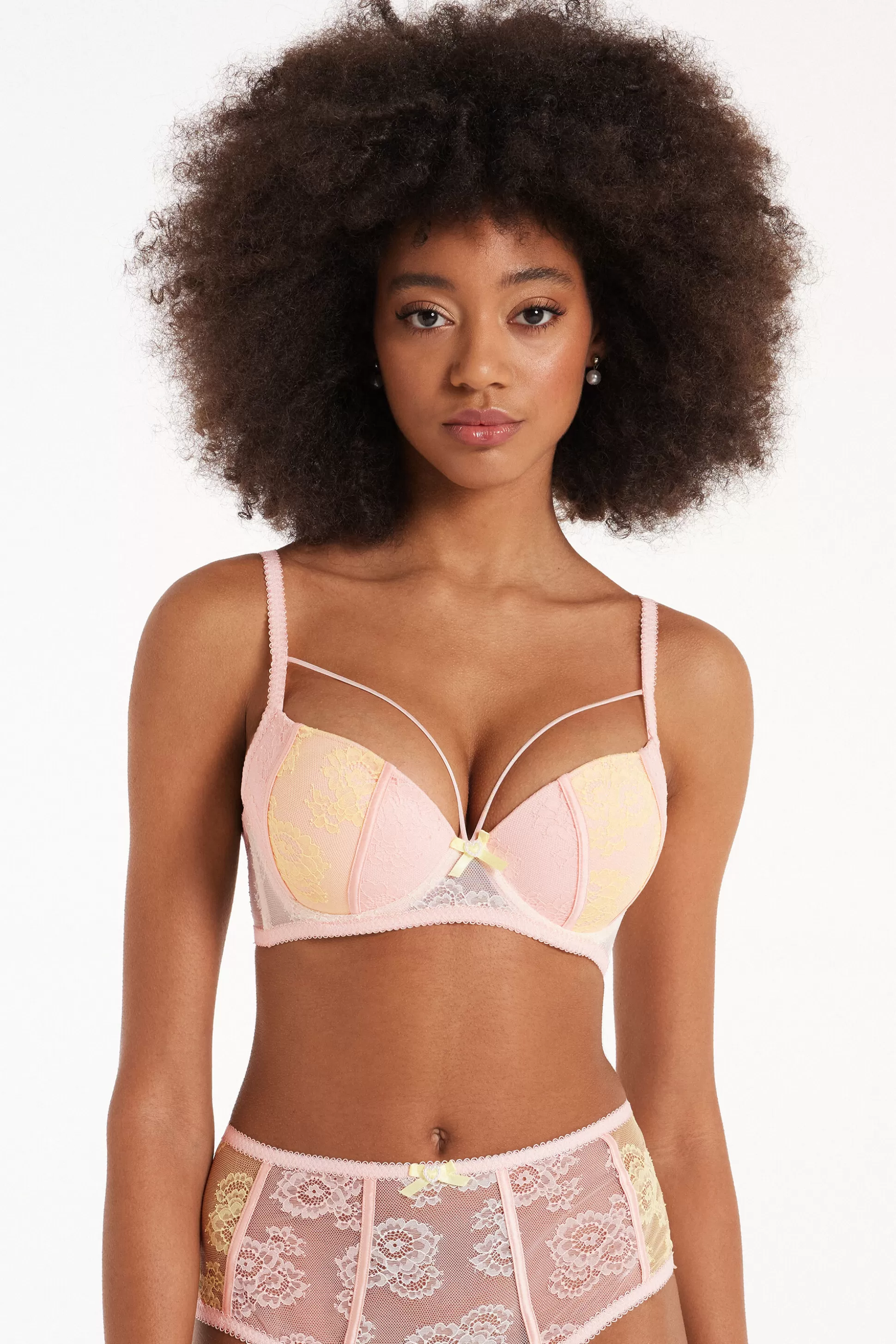 Reggiseno Balconcino Berlin Sunset Lace - Push Up - Donna | >Tezenis Online