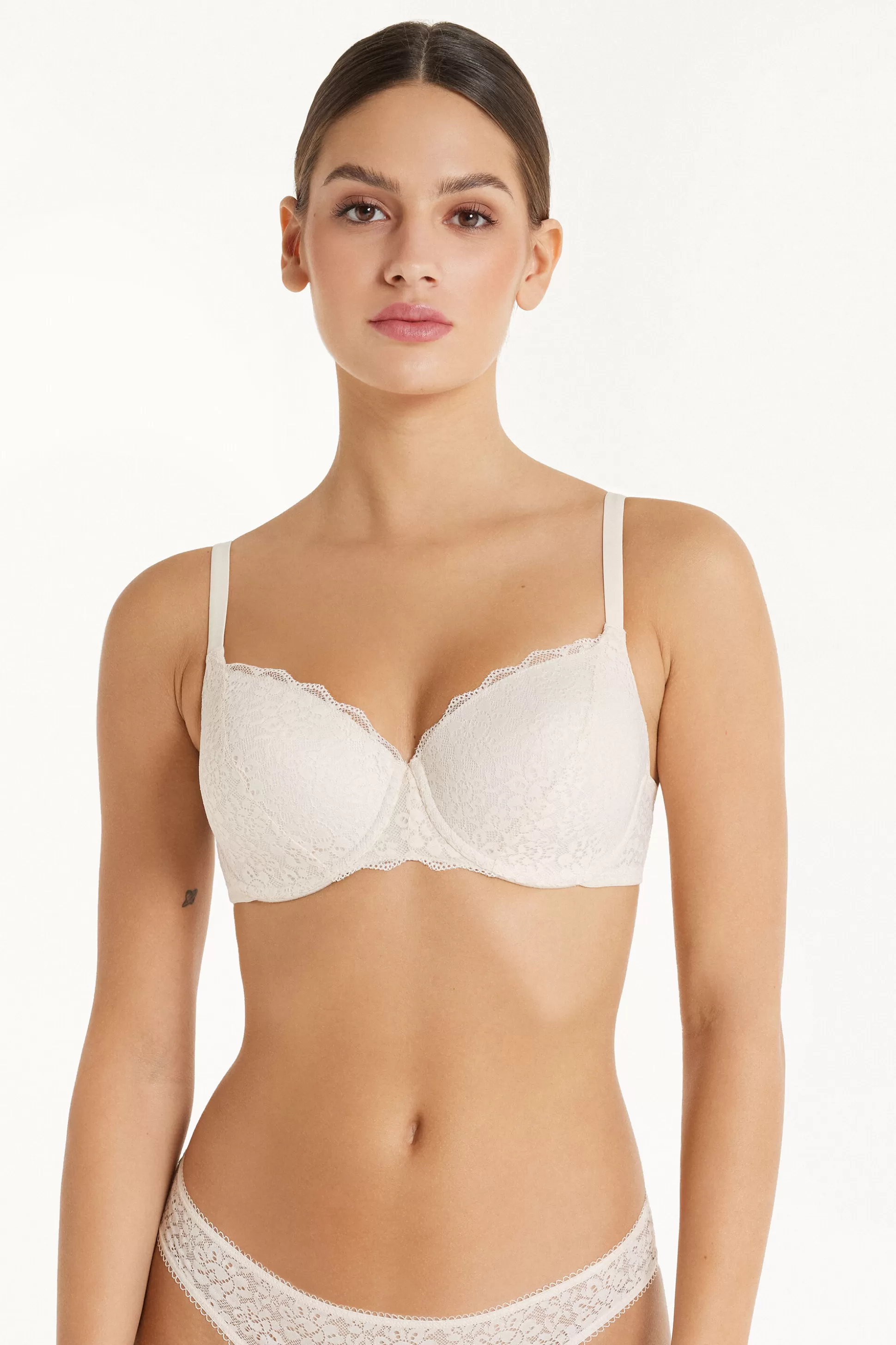 Reggiseno Balconcino In Pizzo Riciclato Prague Full Cover - Balconcino - Donna | >Tezenis Best