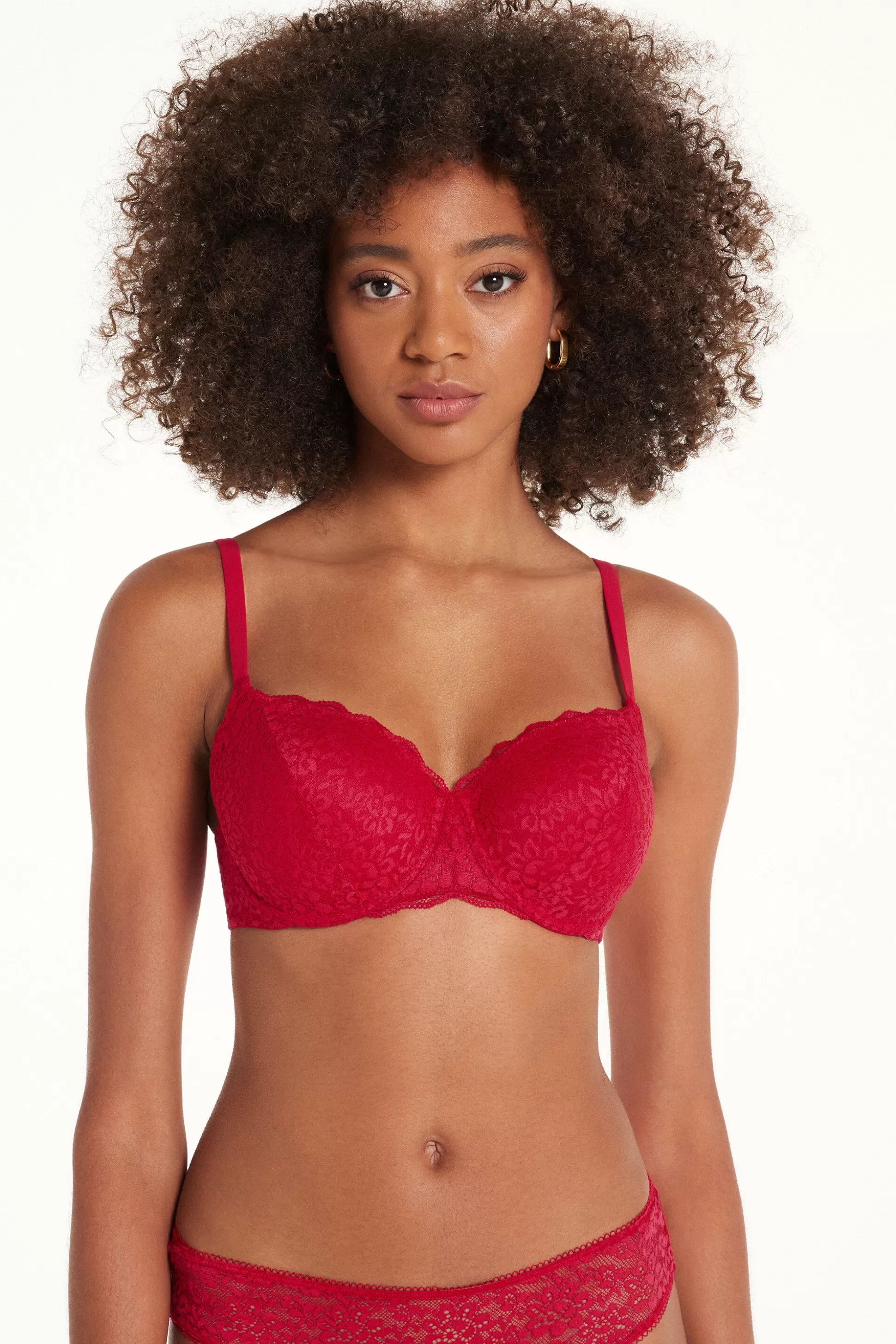 Reggiseno Balconcino In Pizzo Riciclato Prague Full Cover - Balconcino - Donna | >Tezenis Online