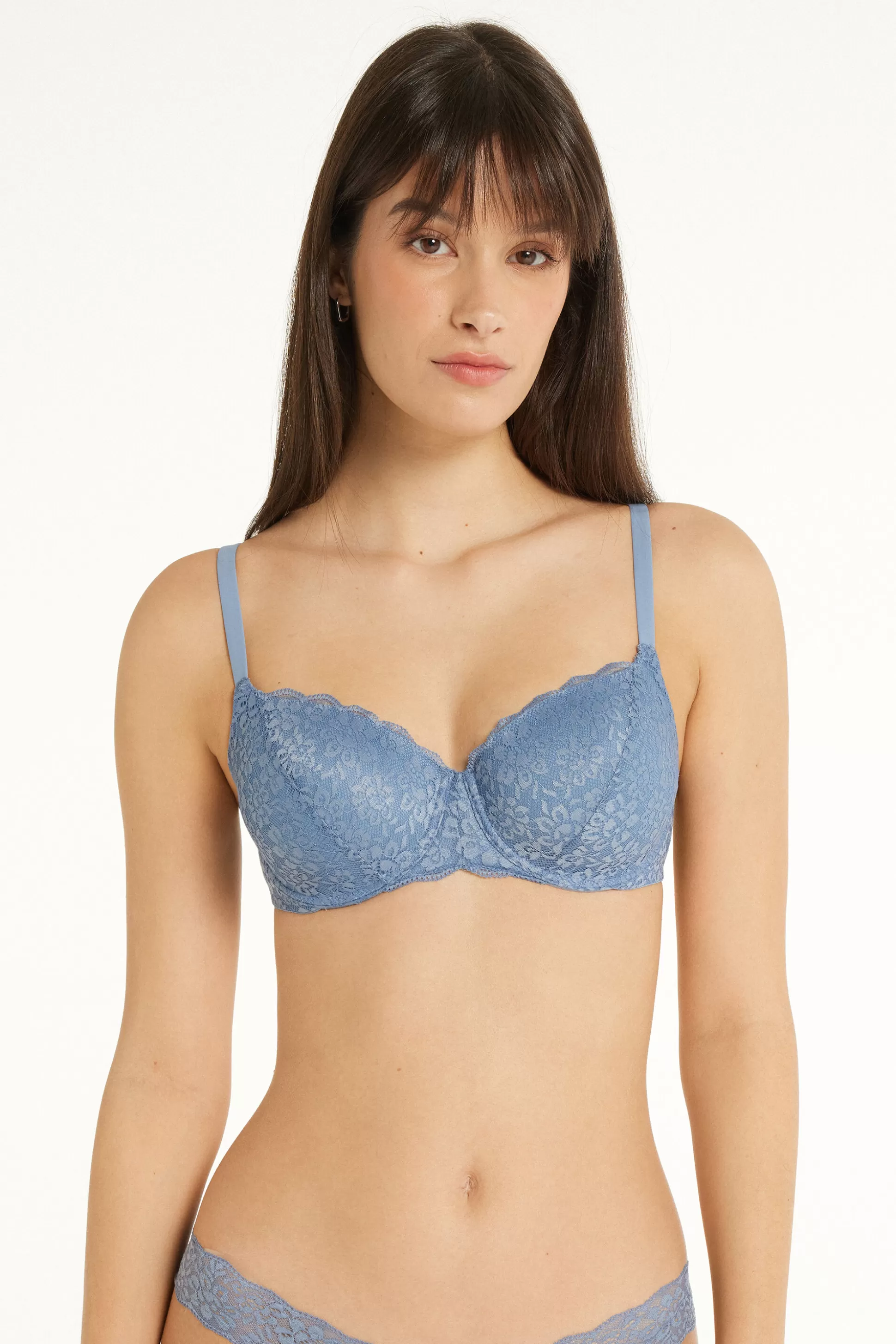 Reggiseno Balconcino In Pizzo Riciclato Prague Full Cover - Balconcino - Donna | >Tezenis Hot