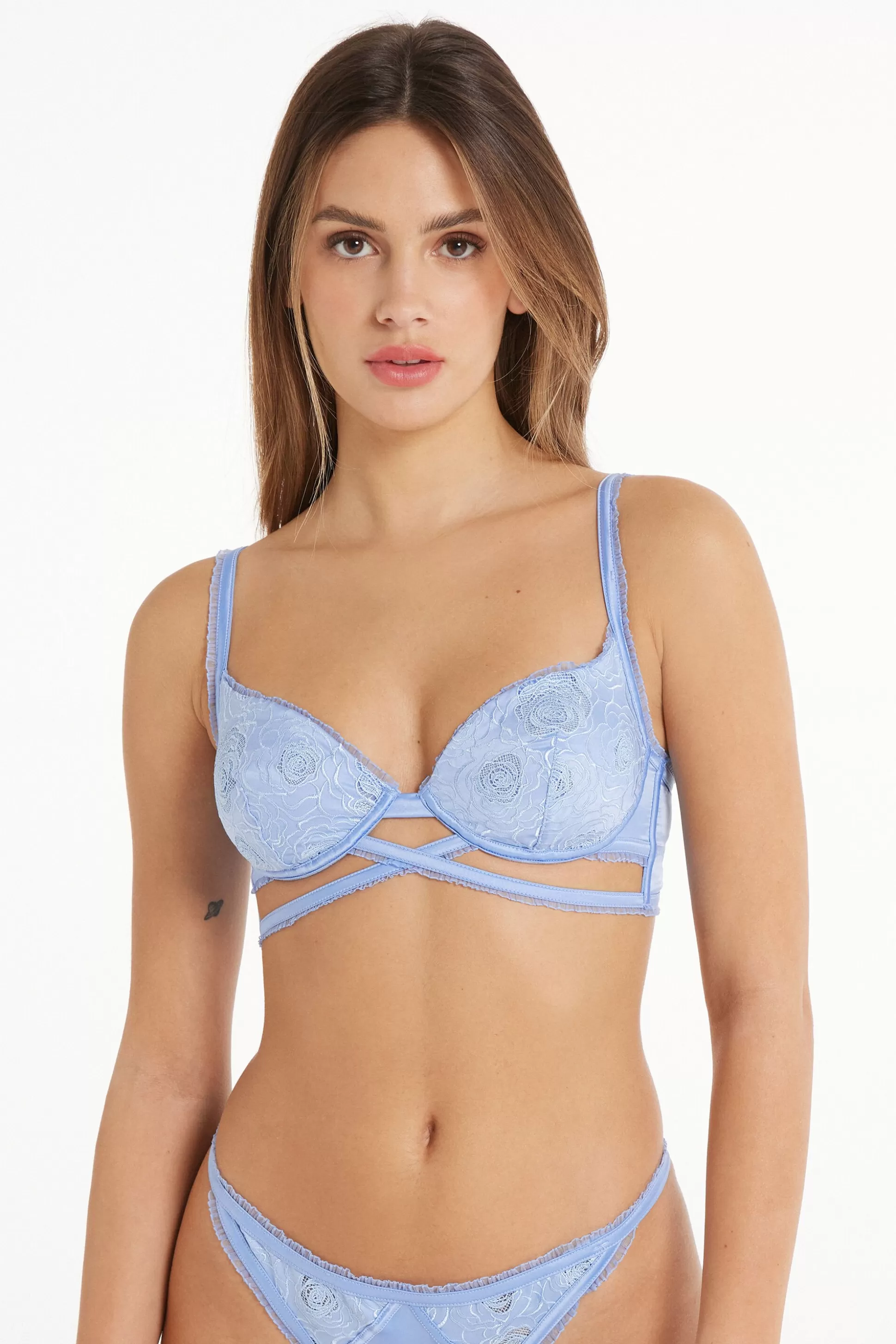 Reggiseno Balconcino Paris Eternal Roses Satin - Balconcino - Donna | >Tezenis Sale