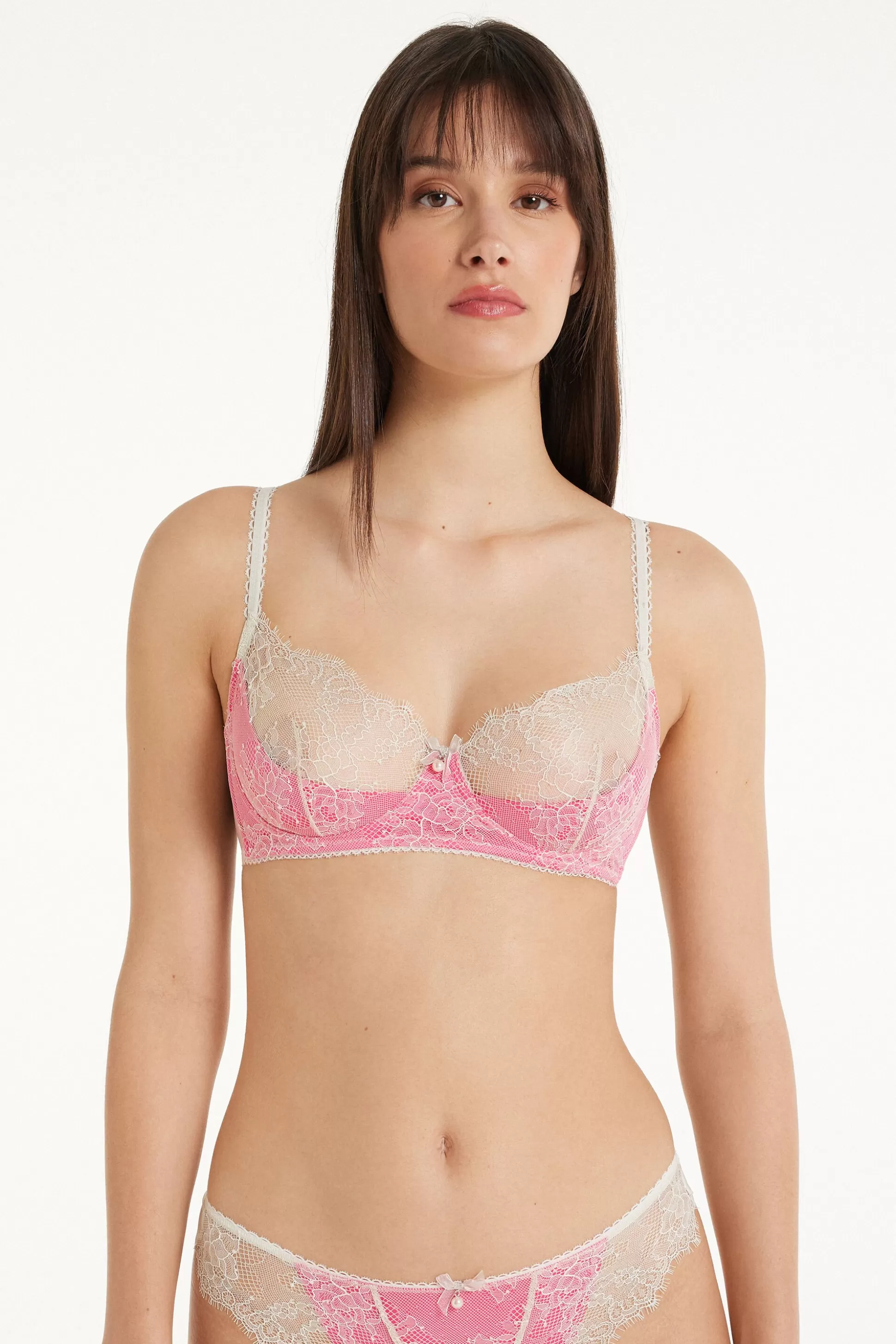 Reggiseno Balconcino Paris Ocean Dream Lace - Balconcino - Donna | >Tezenis Flash Sale