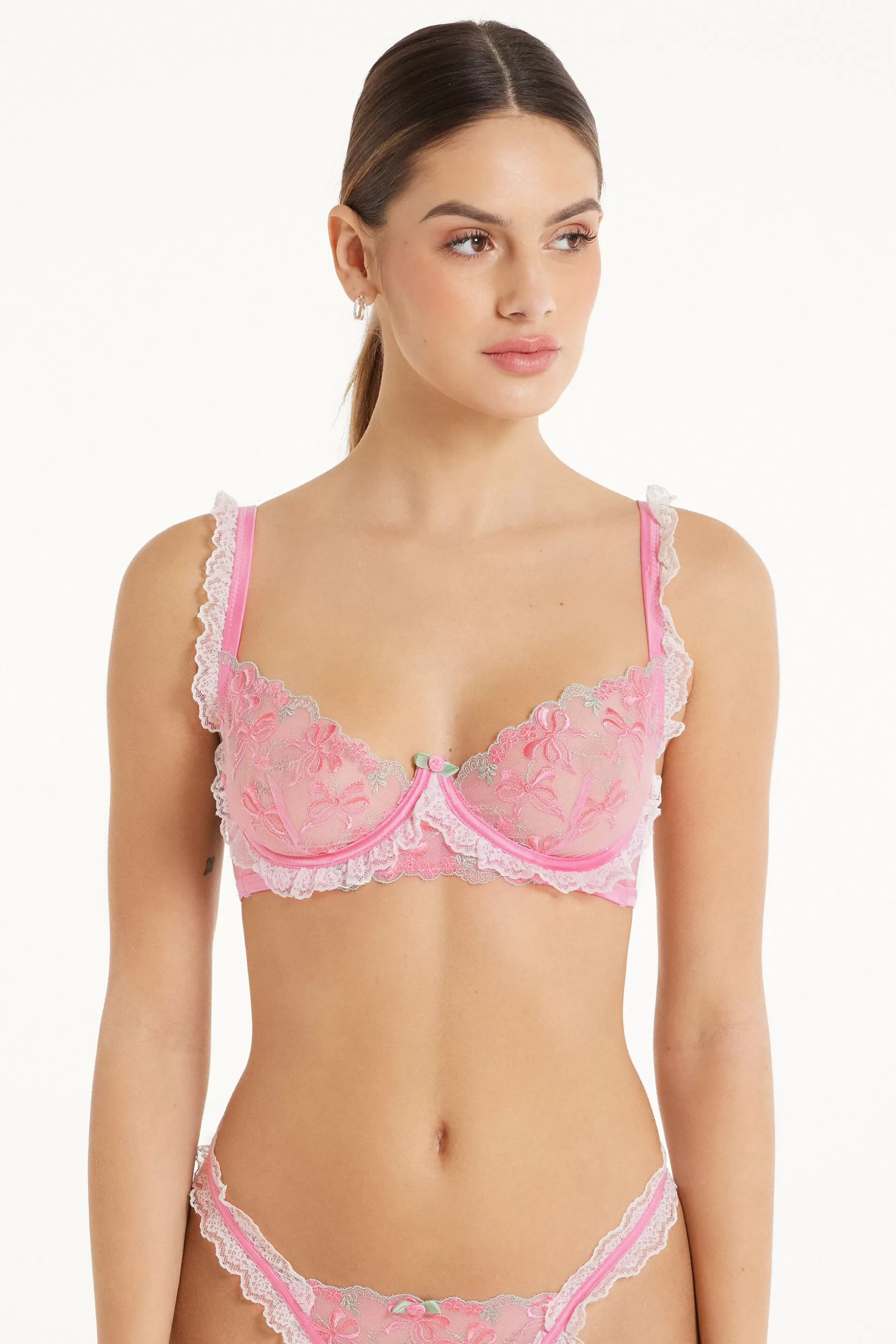 Reggiseno Balconcino Paris Candy Lace - Balconcino - Donna | >Tezenis Sale