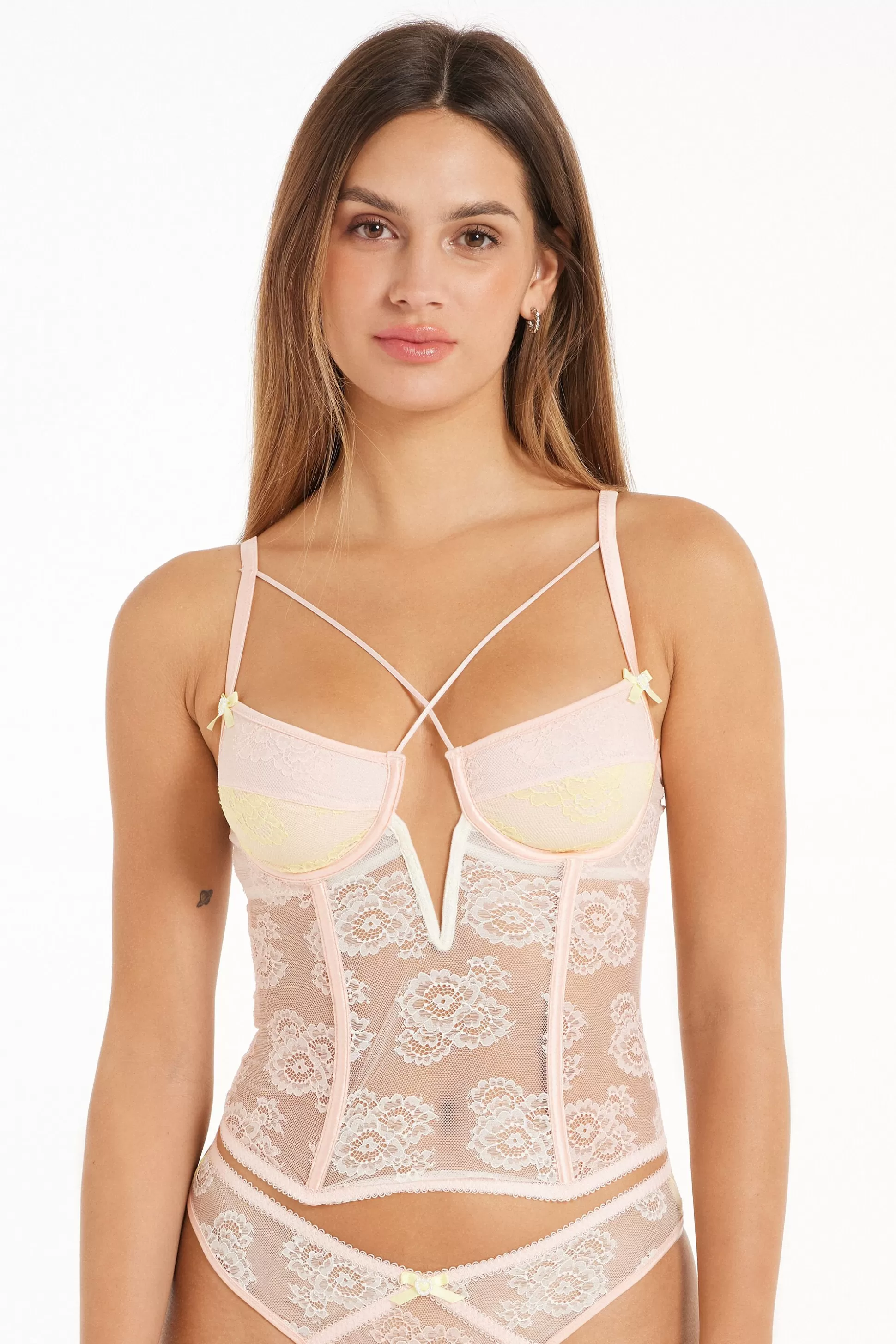 Reggiseno Bra Top A Balconcino Sunset Lace - Bralette E Brassiere - Donna | >Tezenis Outlet