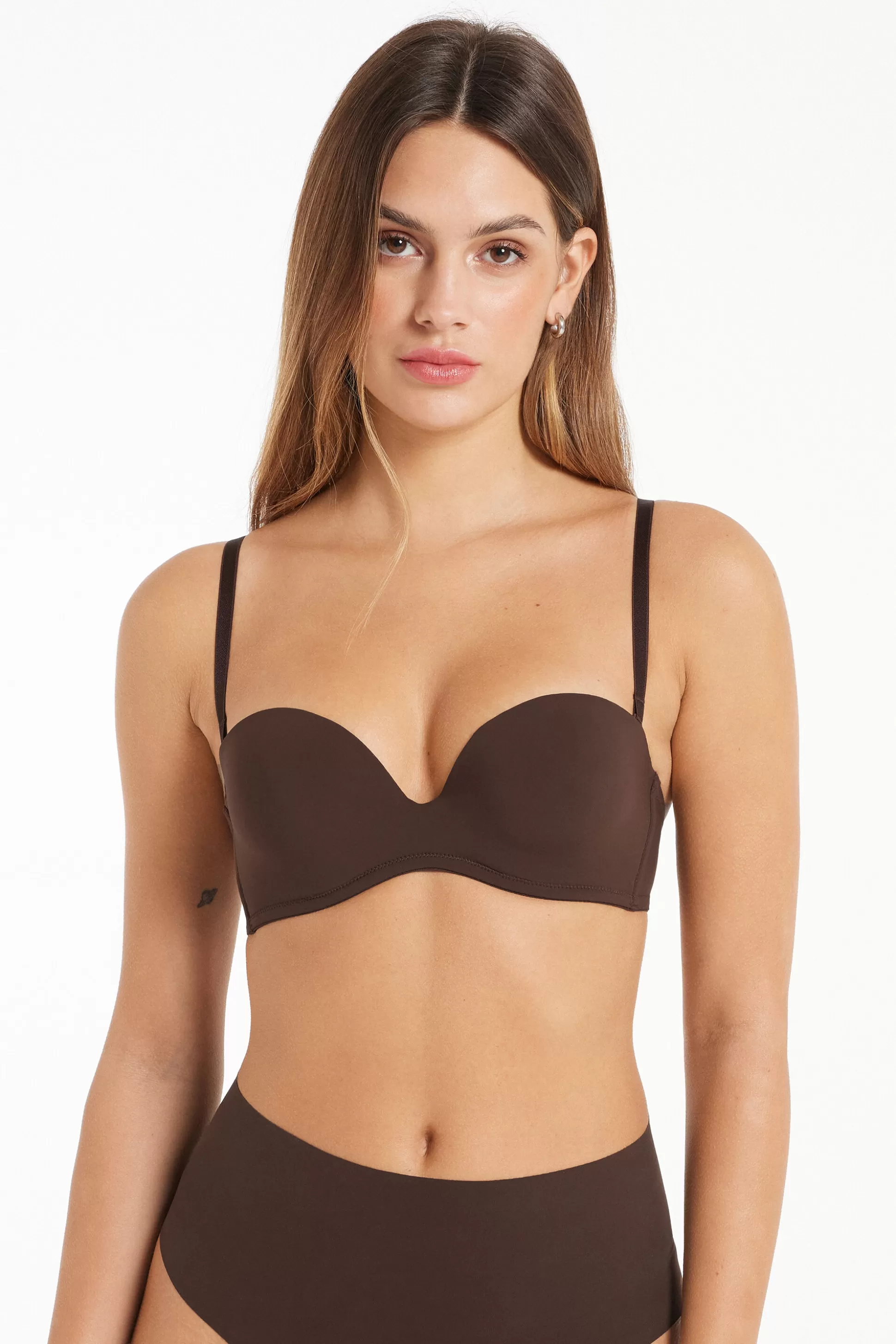 Reggiseno Fascia Imbottita In Microfibra New York - Fascia E Senza Spalline - Donna | >Tezenis Hot