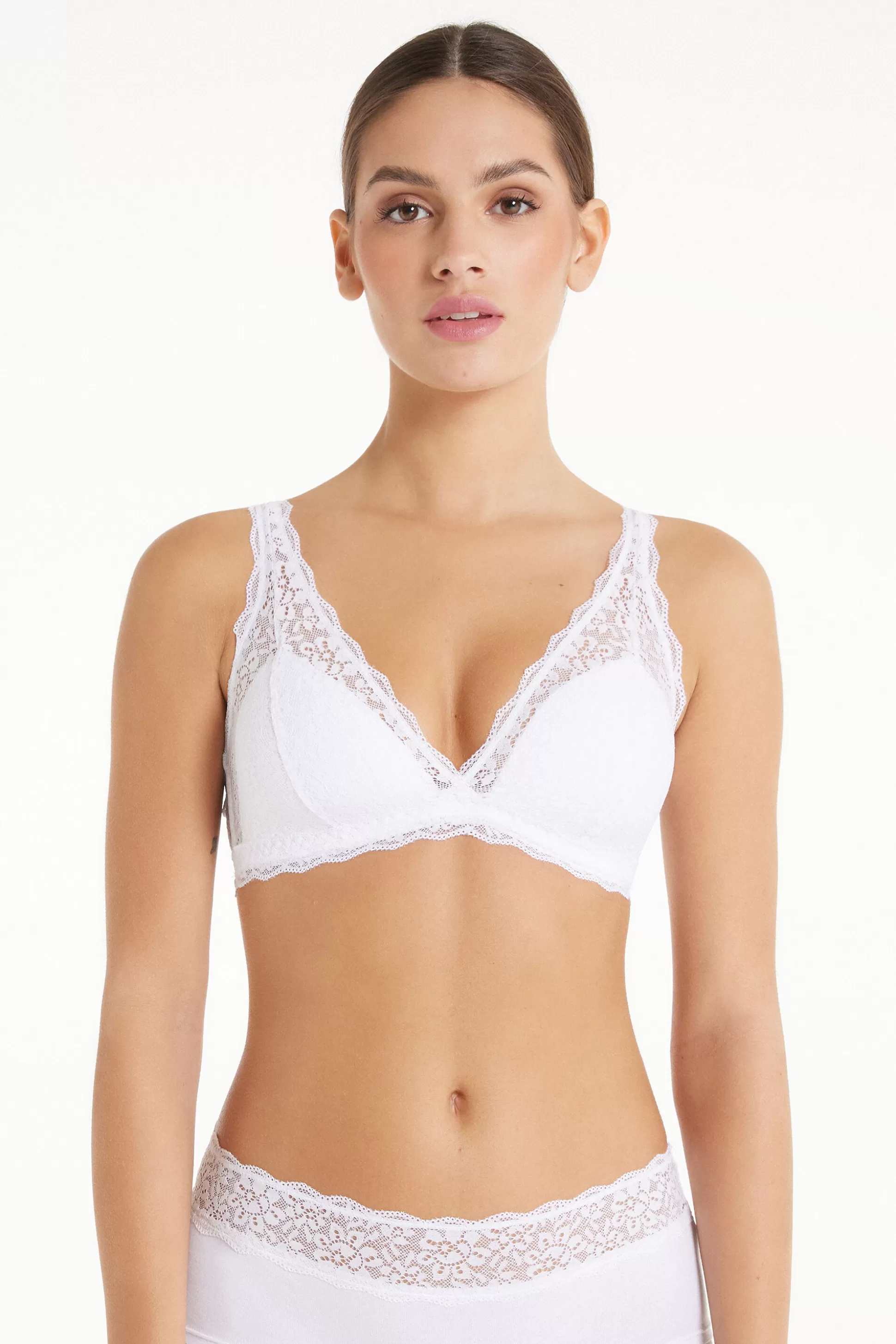 Reggiseno Triangolo In Pizzo Riciclato Havana - Bralette E Brassiere - Donna | >Tezenis Outlet