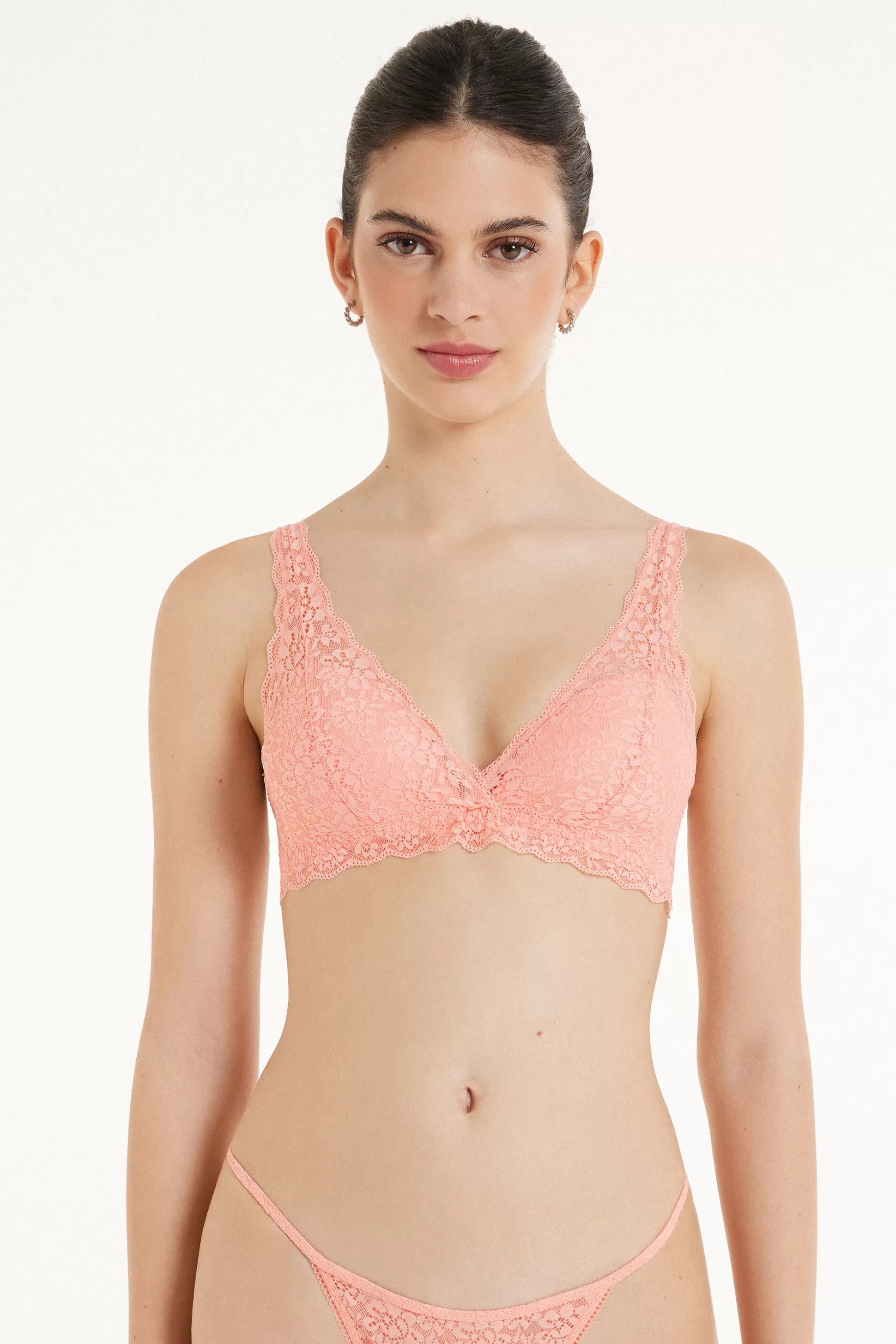 Reggiseno Triangolo In Pizzo Riciclato Havana - Bralette E Brassiere - Donna | >Tezenis Outlet