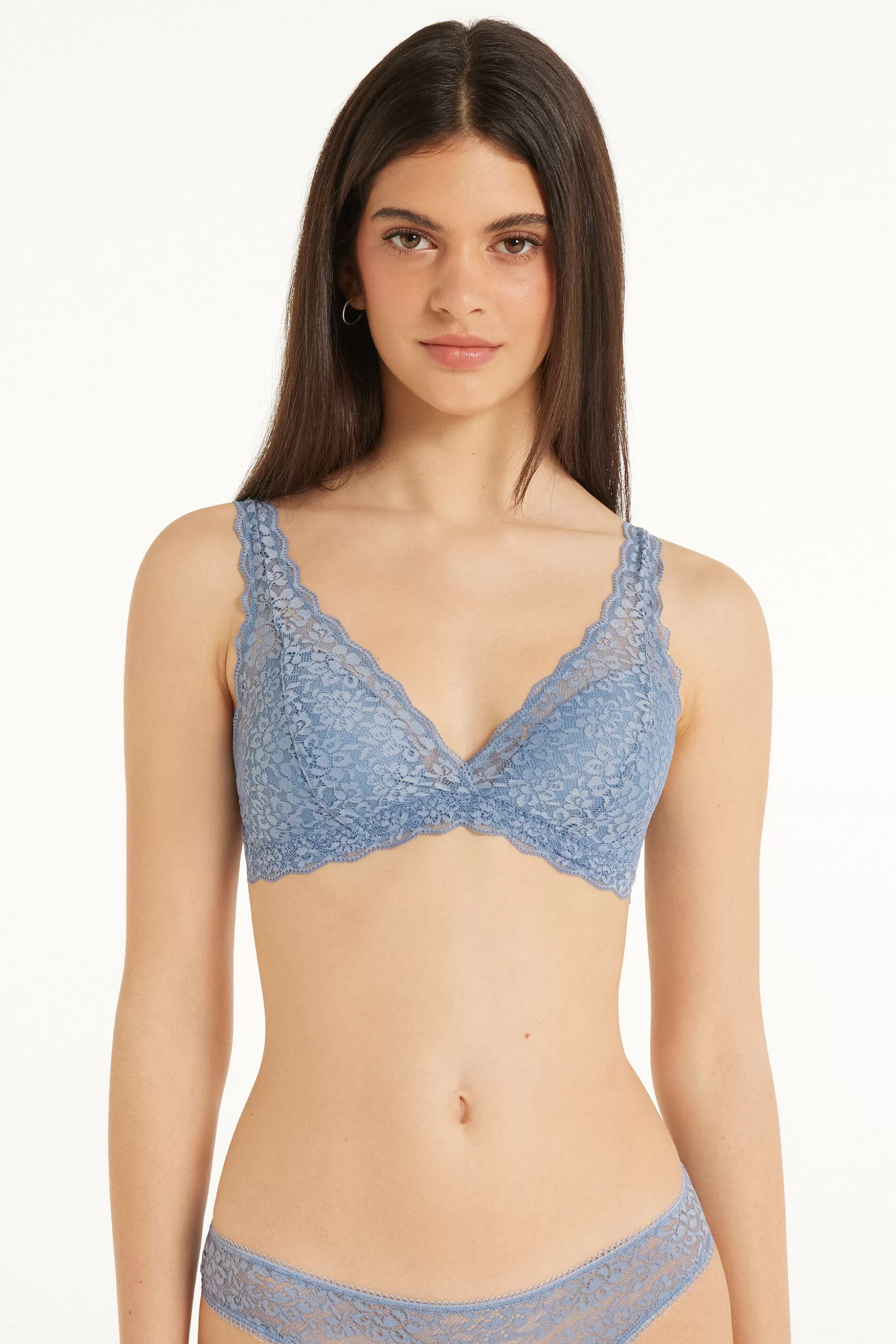 Reggiseno Triangolo In Pizzo Riciclato Havana - Bralette E Brassiere - Donna | >Tezenis Hot