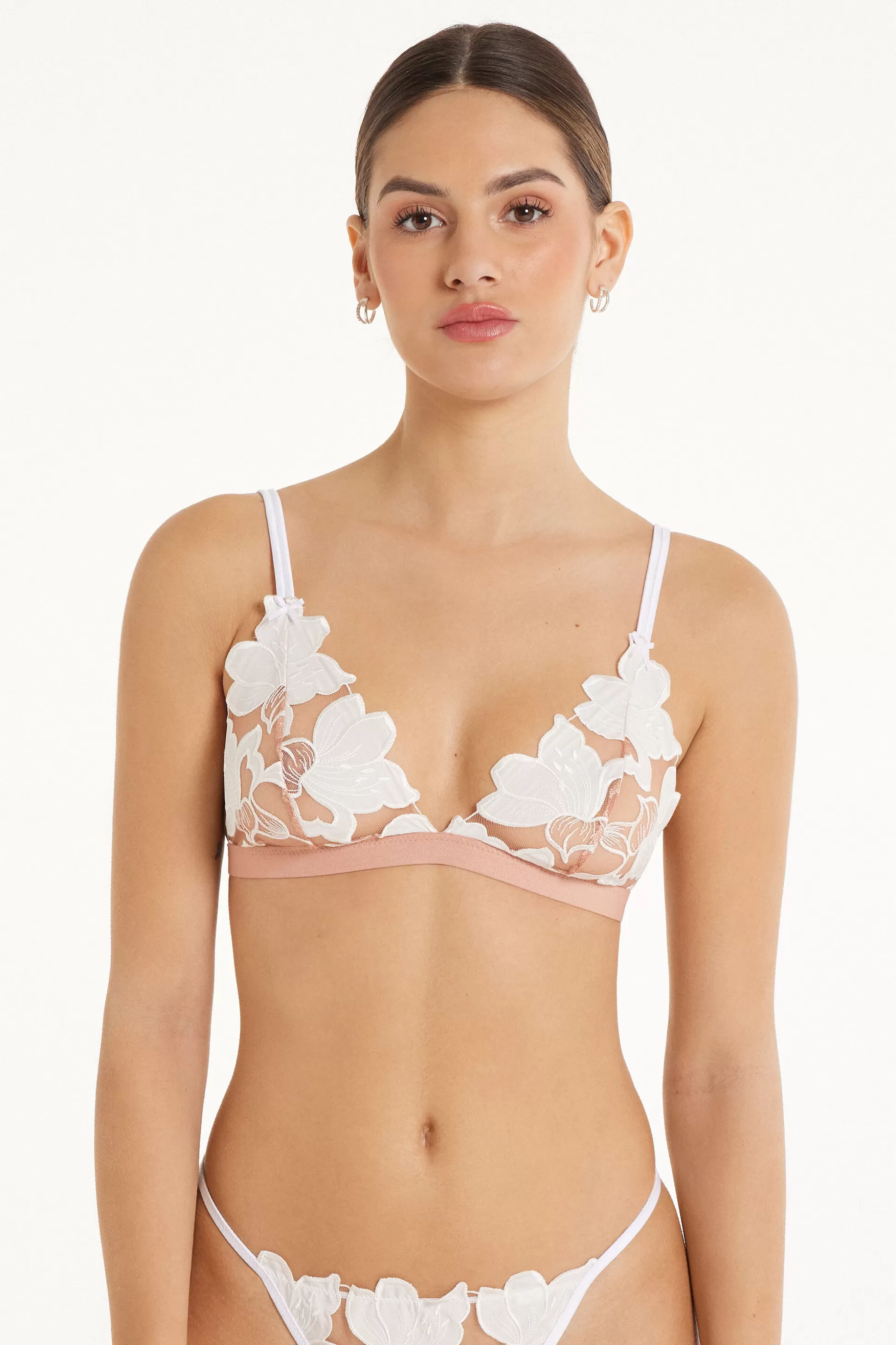 Reggiseno Triangolo Lisbon Golden Princess Lace Timeless Flowers - Triangolo - Donna | >Tezenis Fashion