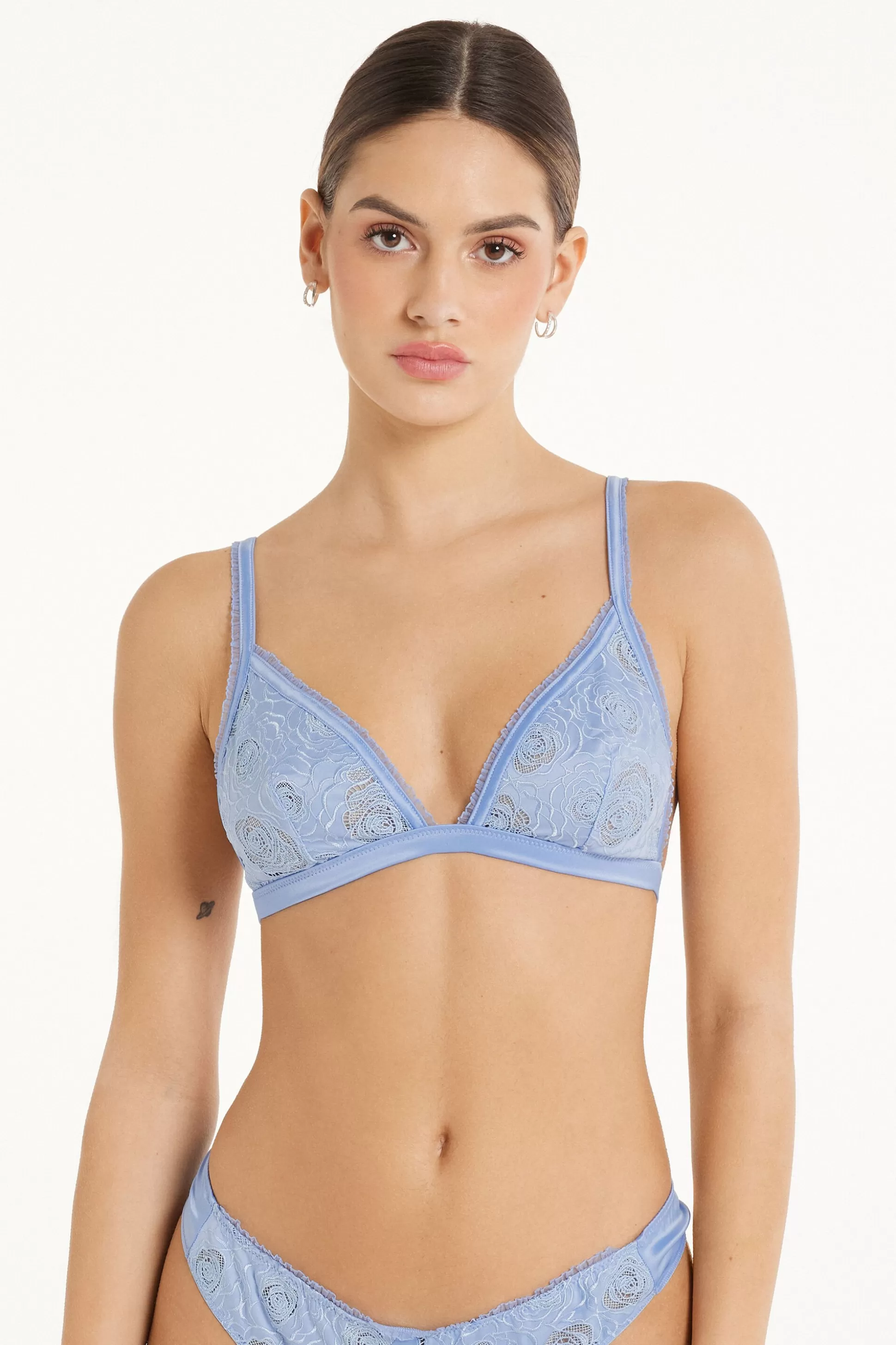 Reggiseno Triangolo Non Imbottito Lisbon Eternal Roses Satin - Triangolo - Donna | >Tezenis Cheap