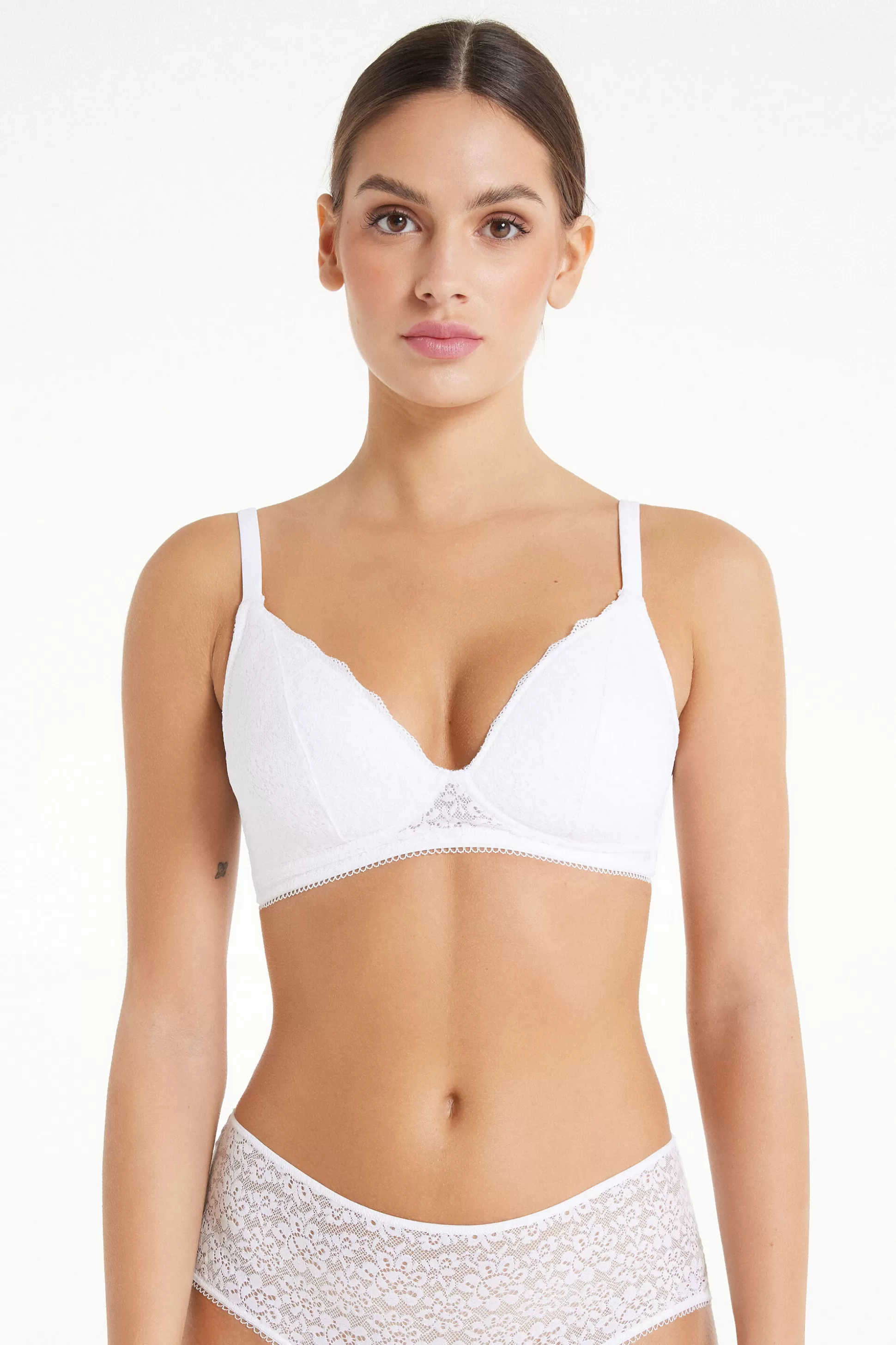 Reggiseno Triangolo Pizzo Leggermente Imbottito Warsaw - Triangolo - Donna | >Tezenis Cheap