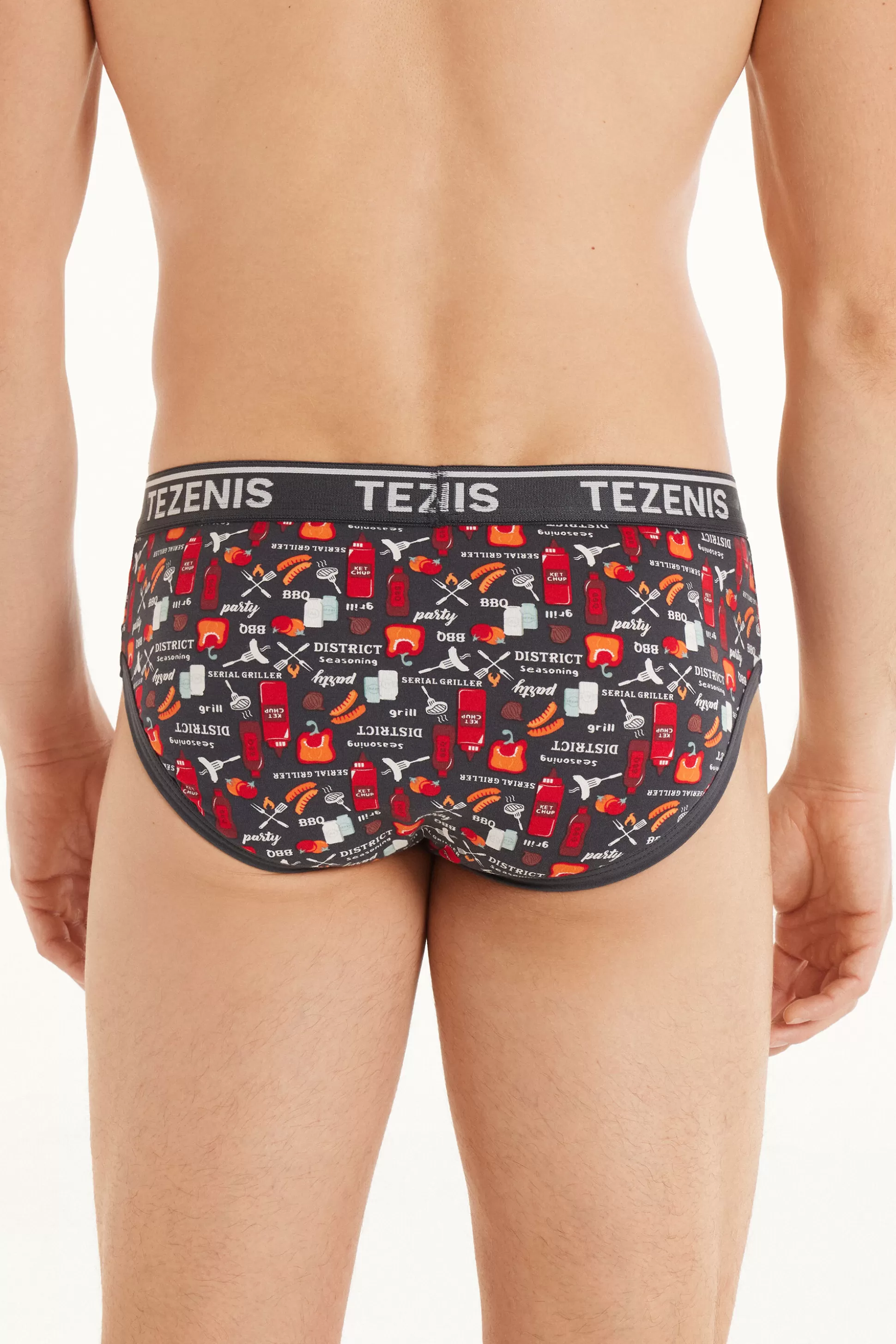 Slip Cotone Stampato Con Logo - Slip - Uomo | >Tezenis Clearance