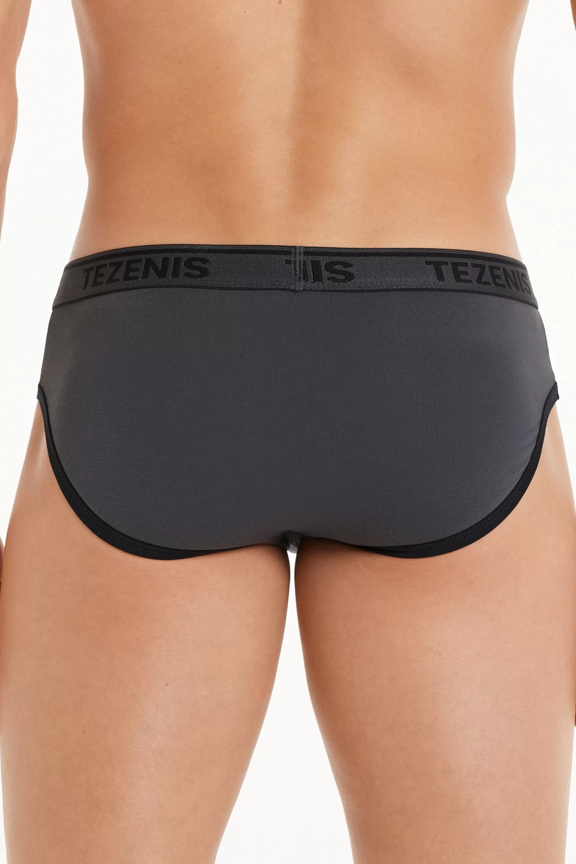 Slip In Cotone Bordi A Contrasto Con Logo - Slip - Uomo | >Tezenis Store