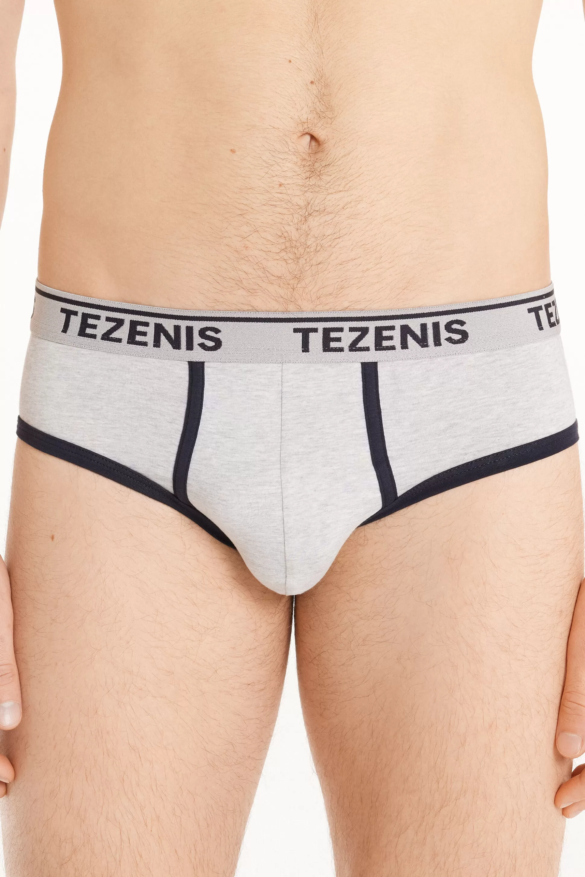 Slip In Cotone Bordi A Contrasto Con Logo - Slip - Uomo | >Tezenis Fashion