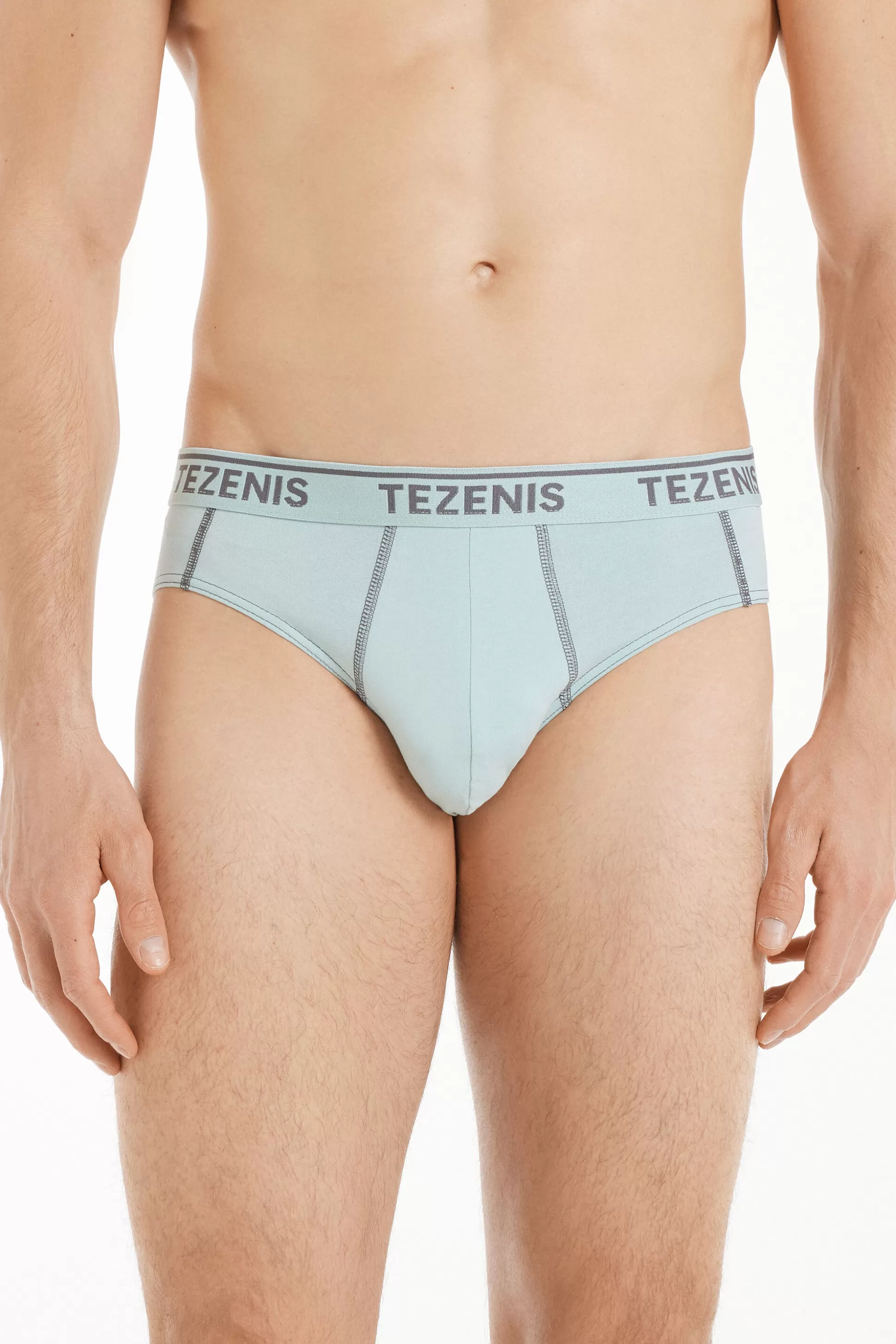 Slip In Cotone Cuciture A Contrasto Con Logo - Slip - Uomo | >Tezenis Fashion