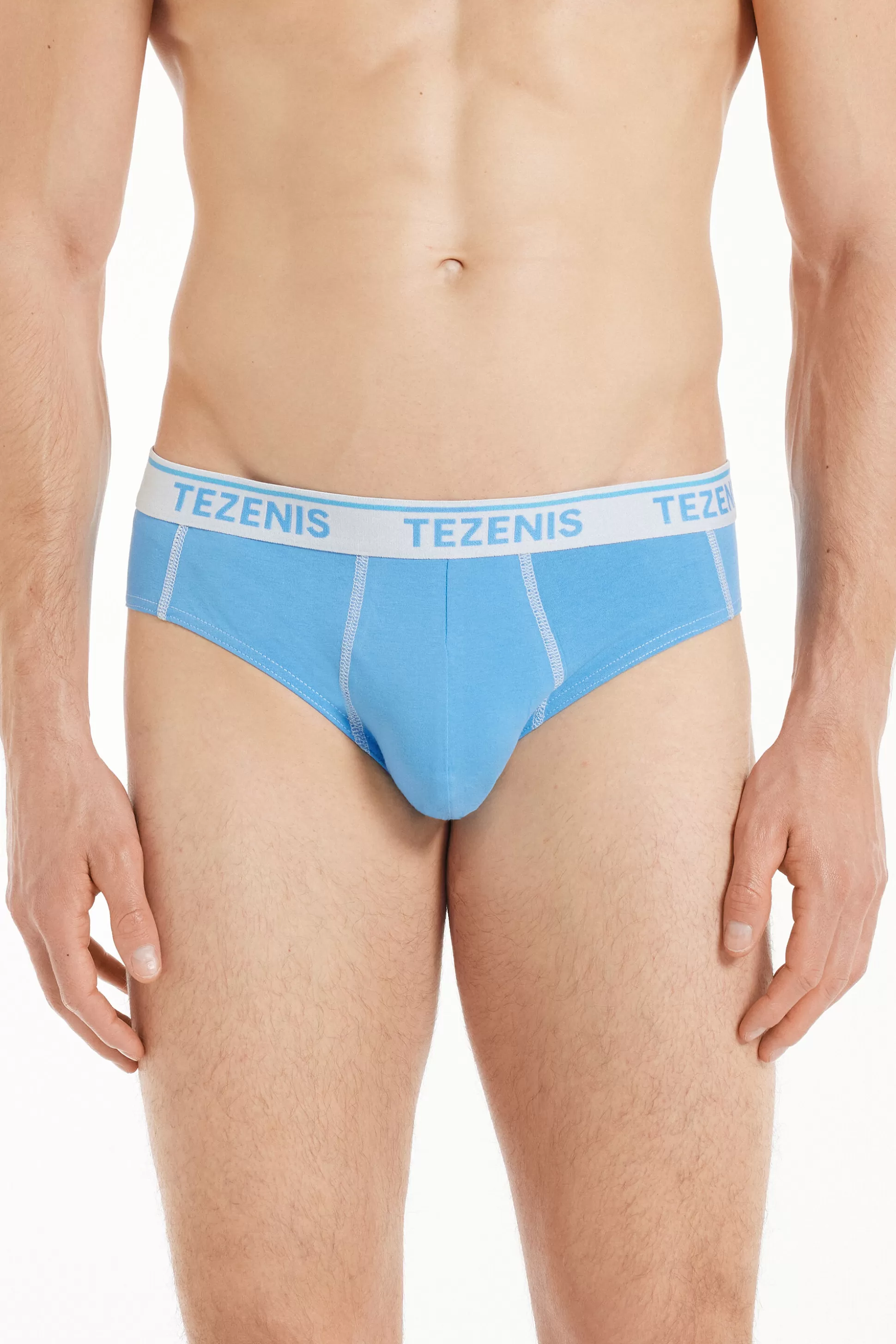 Slip In Cotone Cuciture A Contrasto Con Logo - Slip - Uomo | >Tezenis New