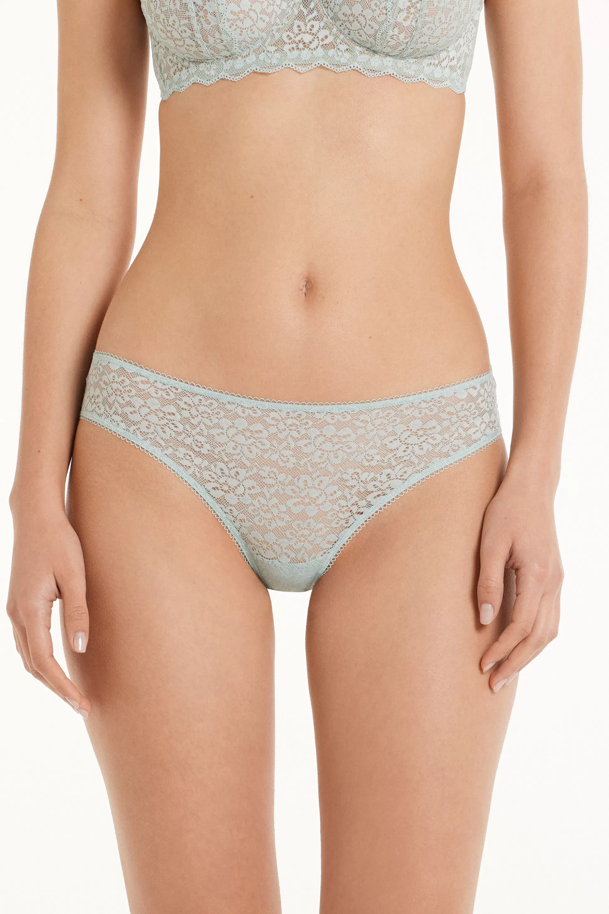 Slip Sgambato In Pizzo Riciclato - Slip Classico - Donna | >Tezenis Outlet