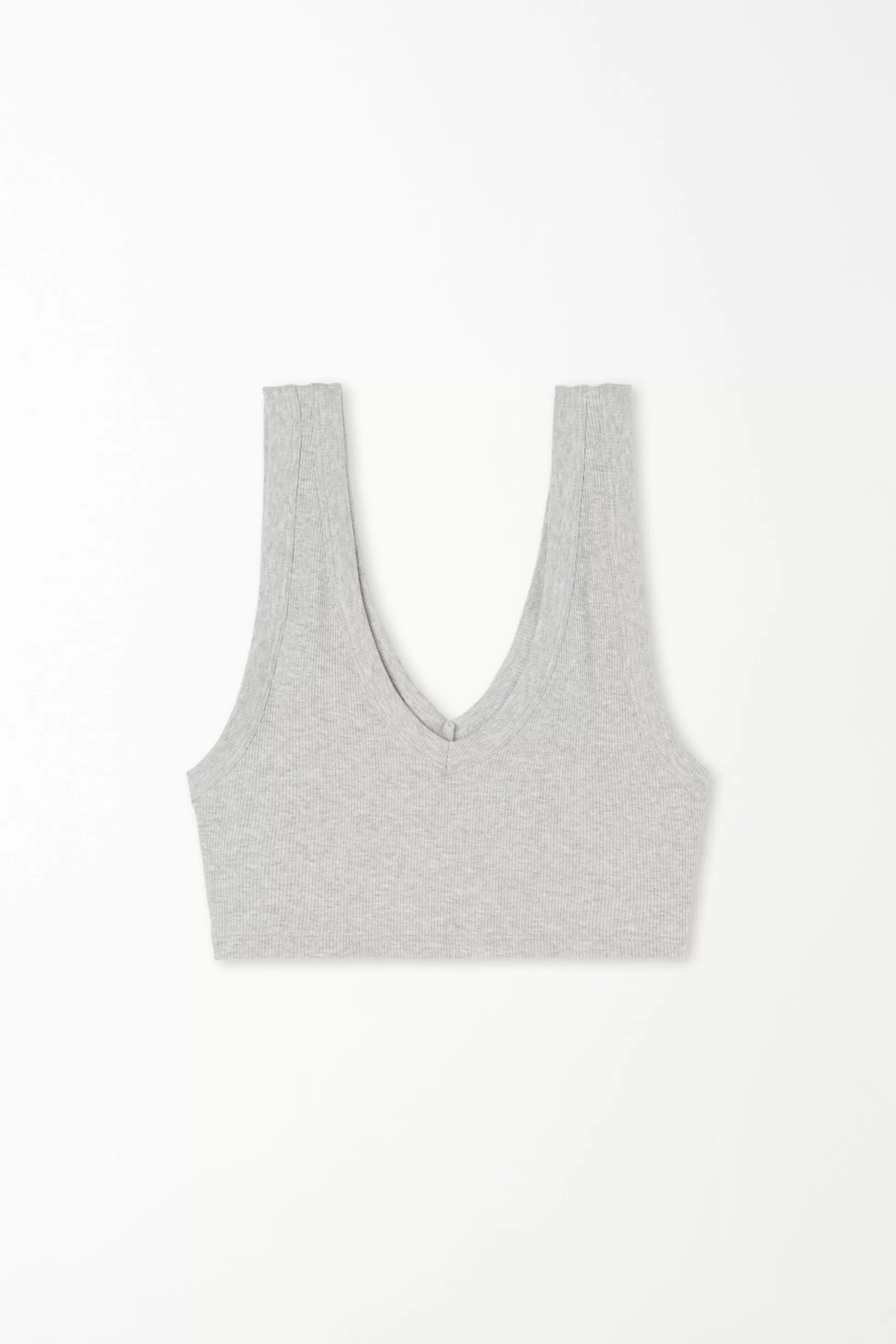 Top Cortissimo Scollo V In Cotone A Costine - Canotte E Top - Donna | >Tezenis Store